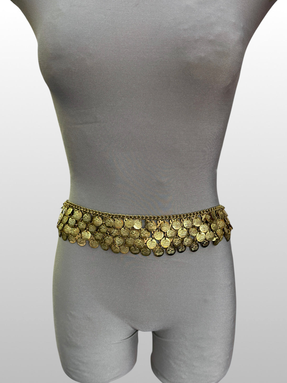 Egyptian Brass Coin Belt