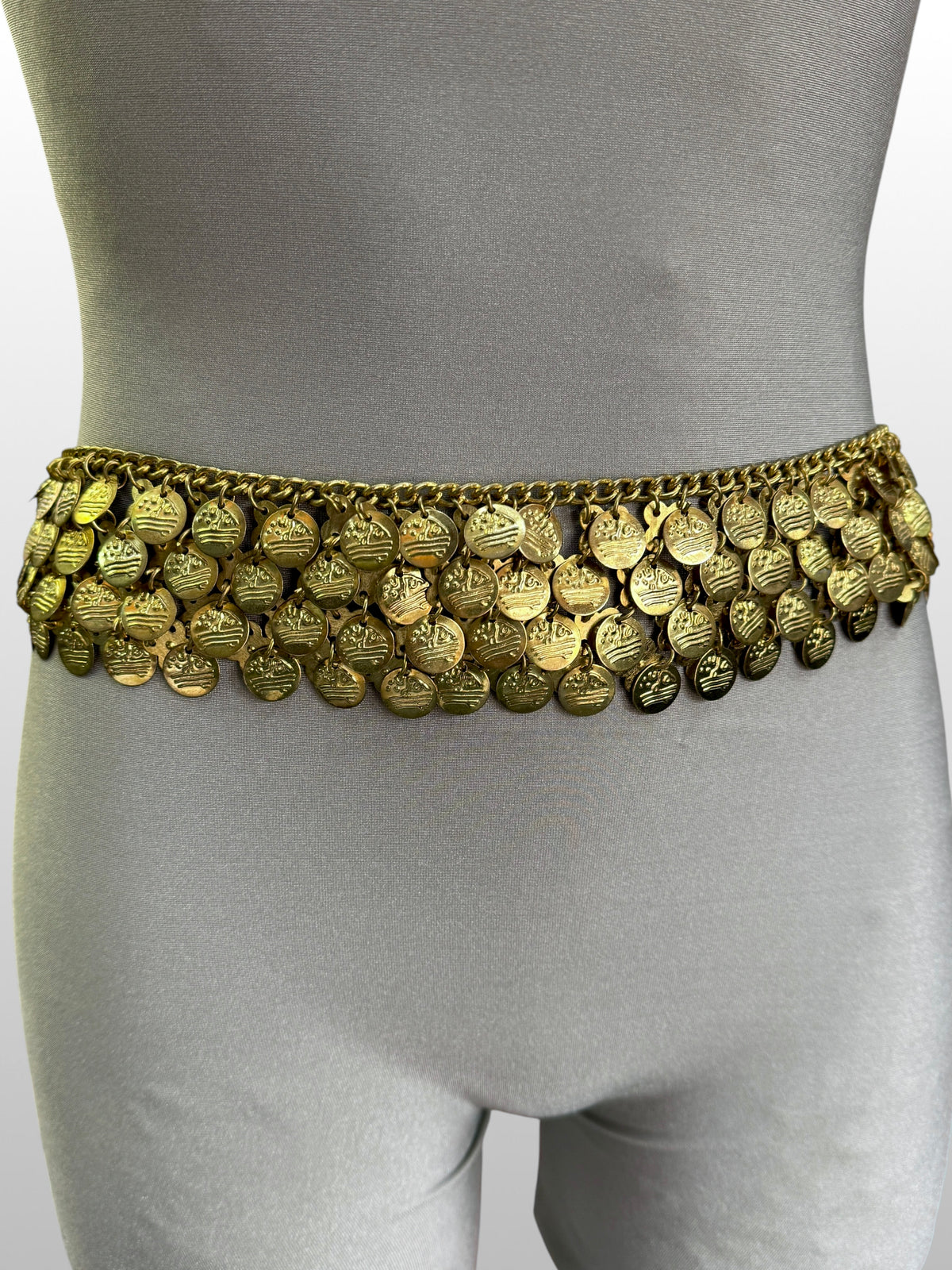 Egyptian Brass Coin Belt