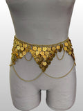 Egyptian Brass Coin Belt