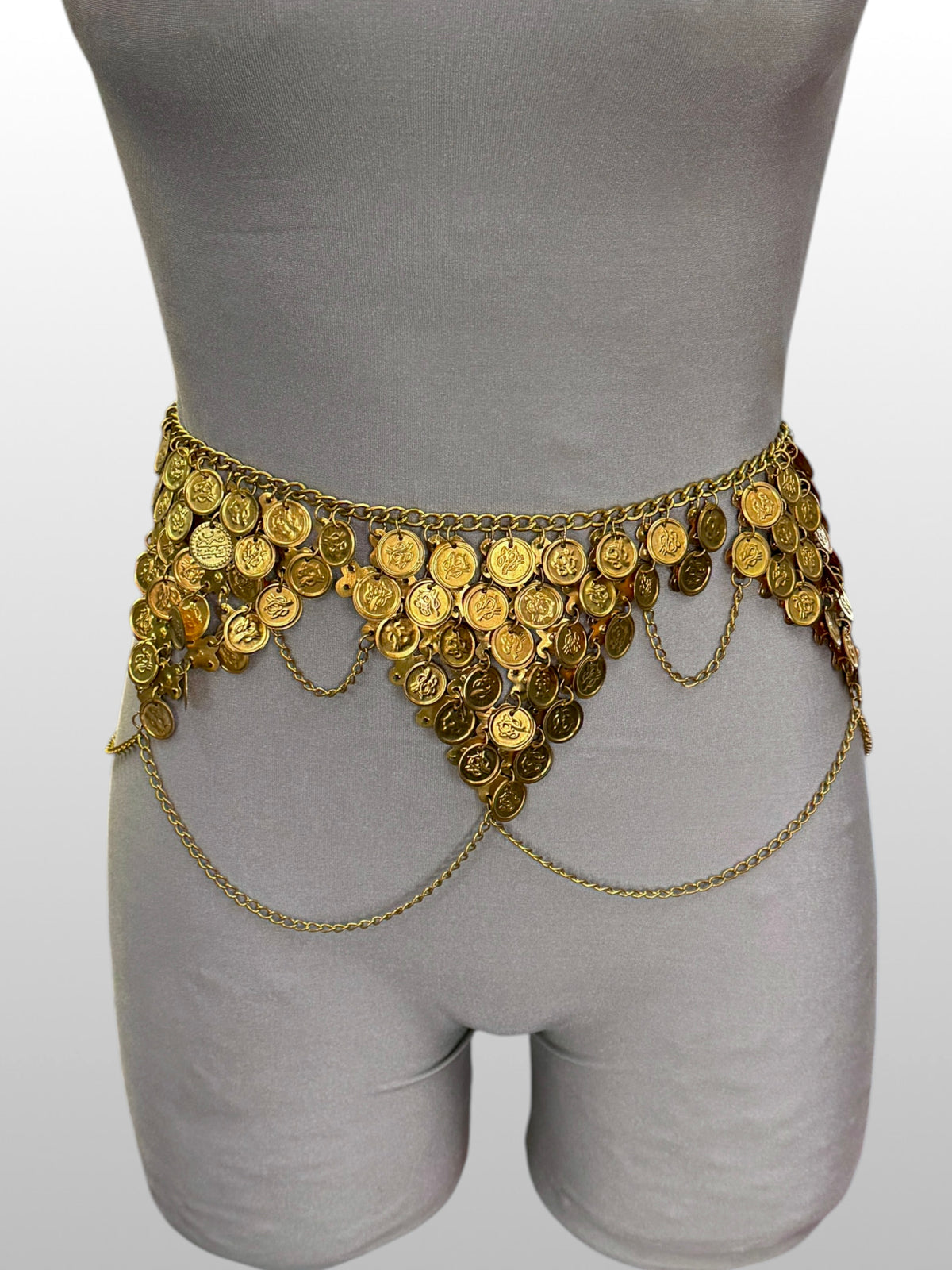 Egyptian Brass Coin Belt