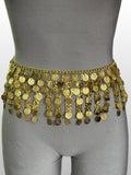 Egyptian Brass Coin Belt