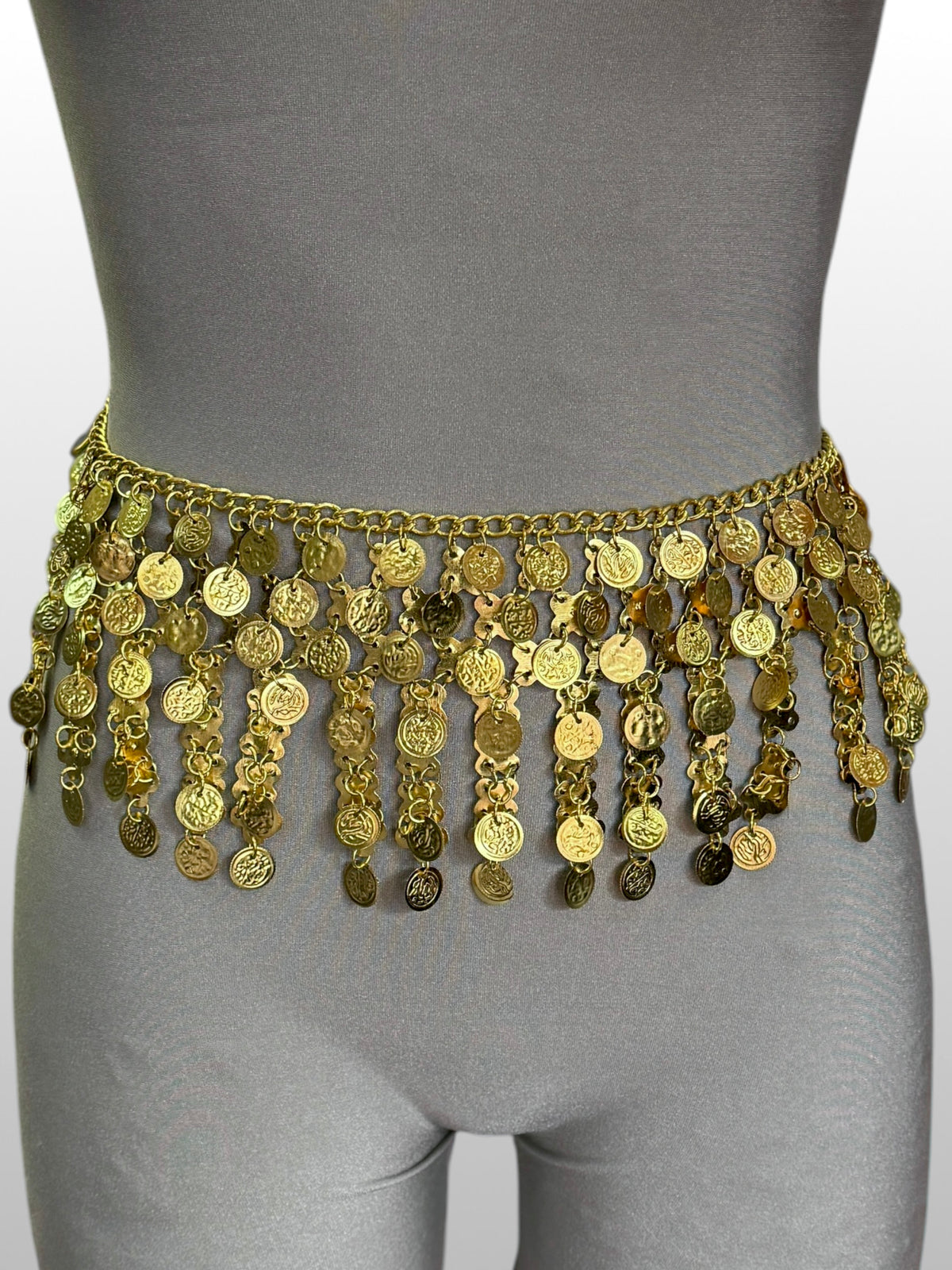 Egyptian Brass Coin Belt