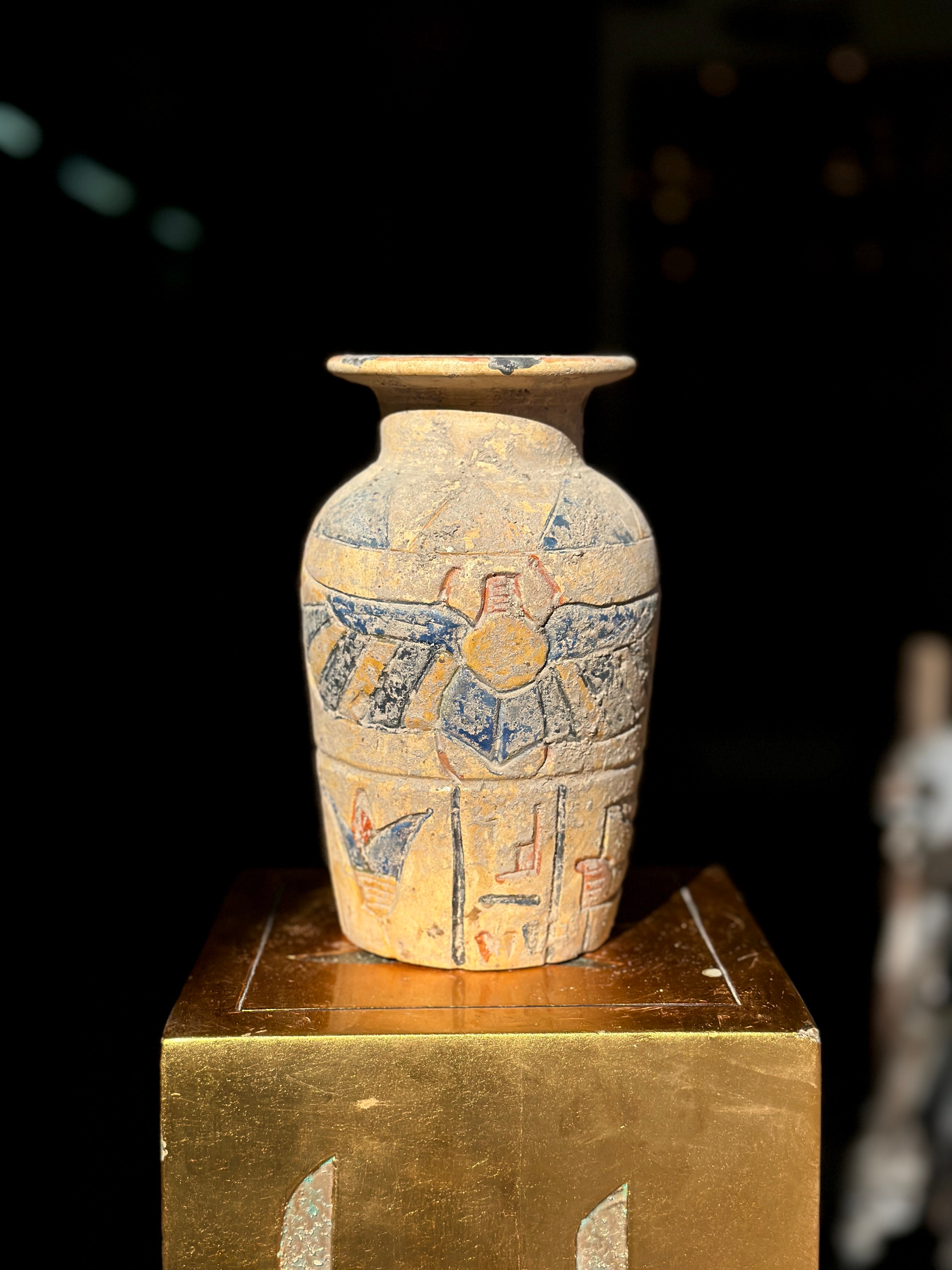 Egyptian Limestone Vase - Handmade in Egypt