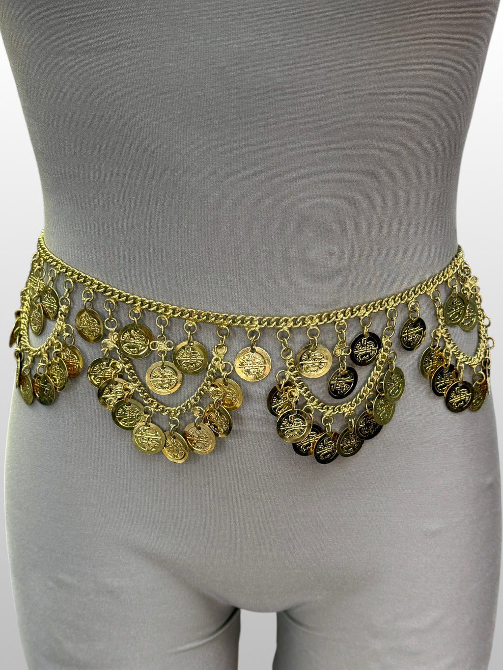 Egyptian Brass Coin Belt