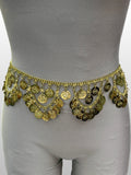 Egyptian Brass Coin Belt