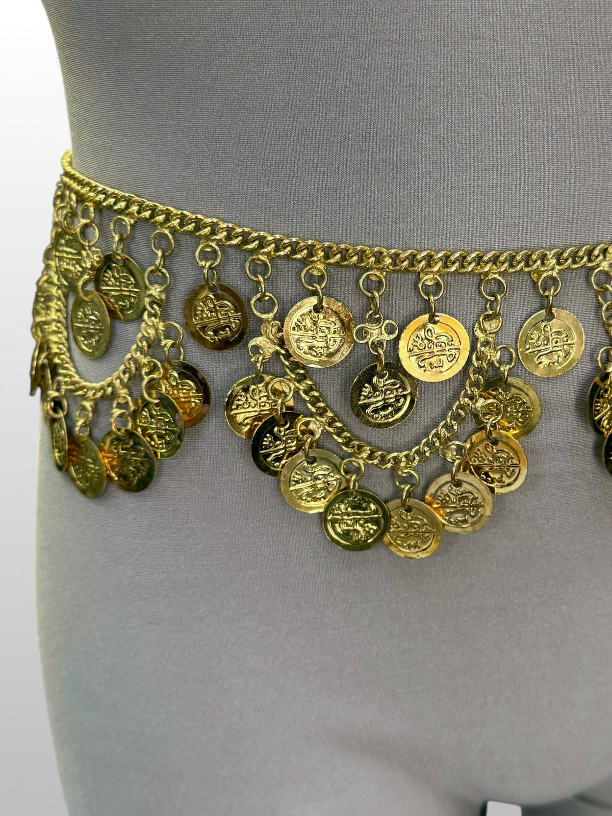 Egyptian Brass Coin Belt