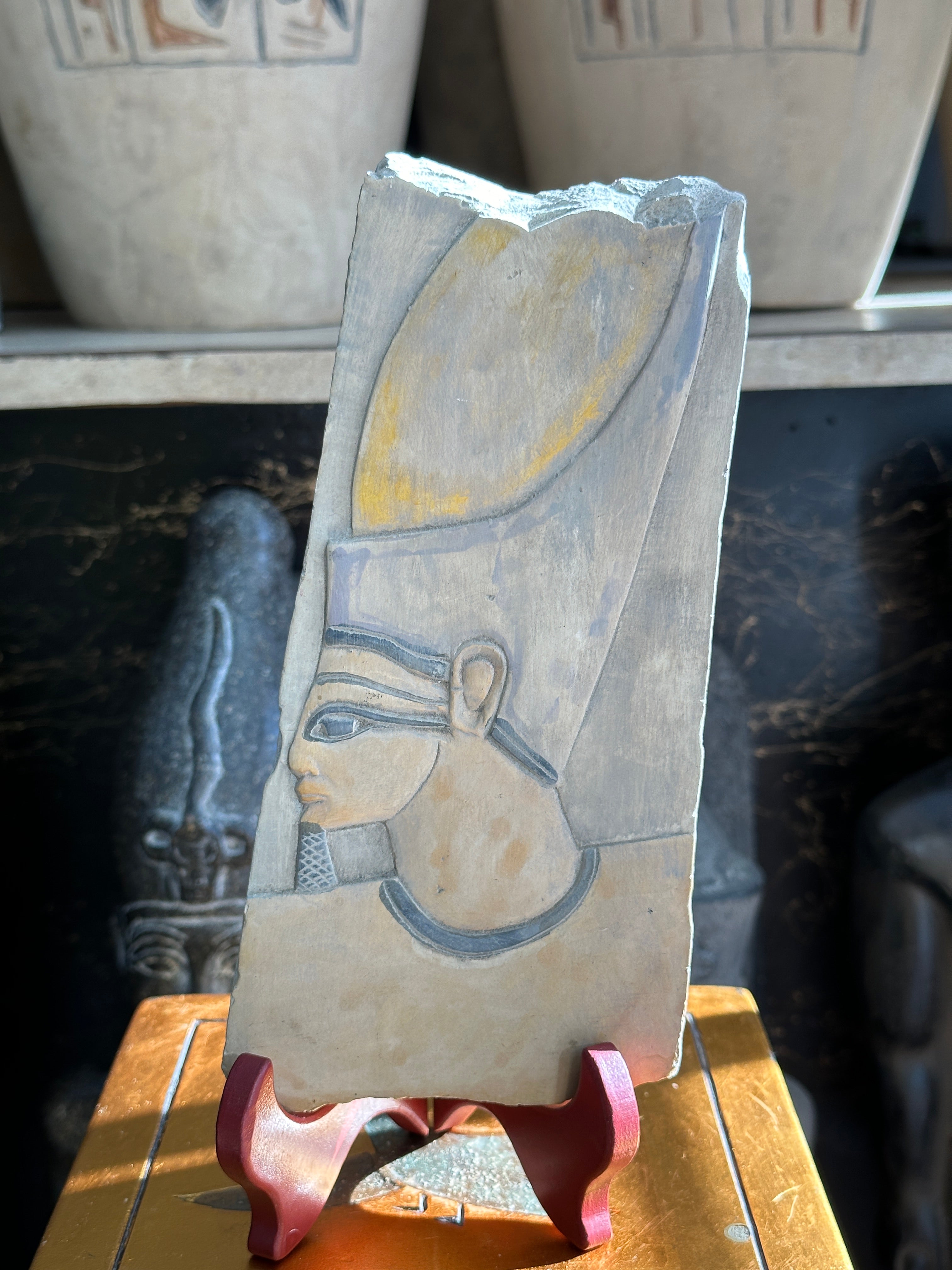 Egyptian Pharaoh Wall Plaque