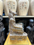 Anubis Kneeling Statue - Red Granite