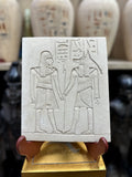 Pharaoh Blessed by Anubis Plaque
