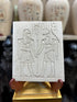 Pharaoh Blessed by Anubis Plaque