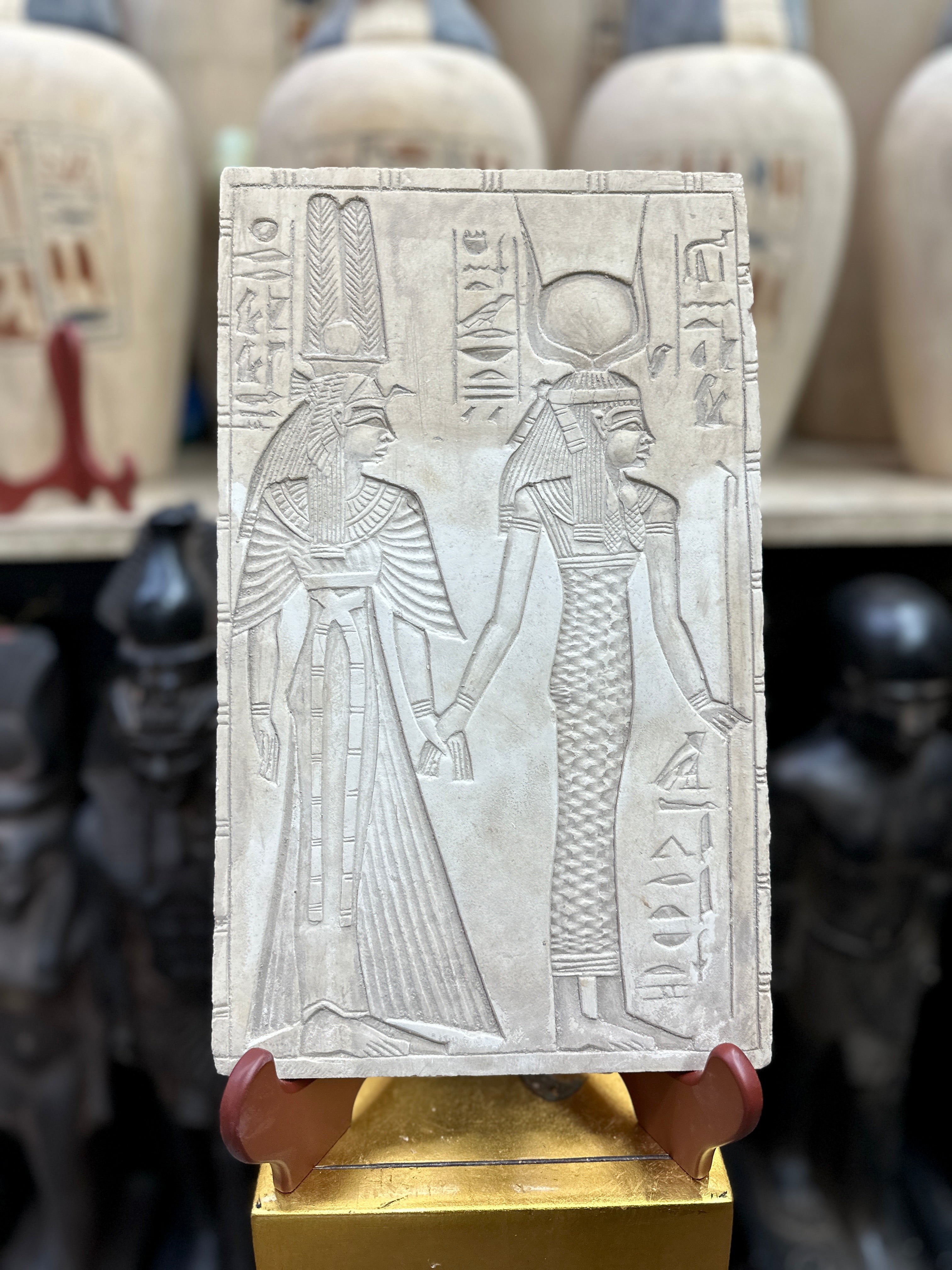 Isis & Nefertari Plaque