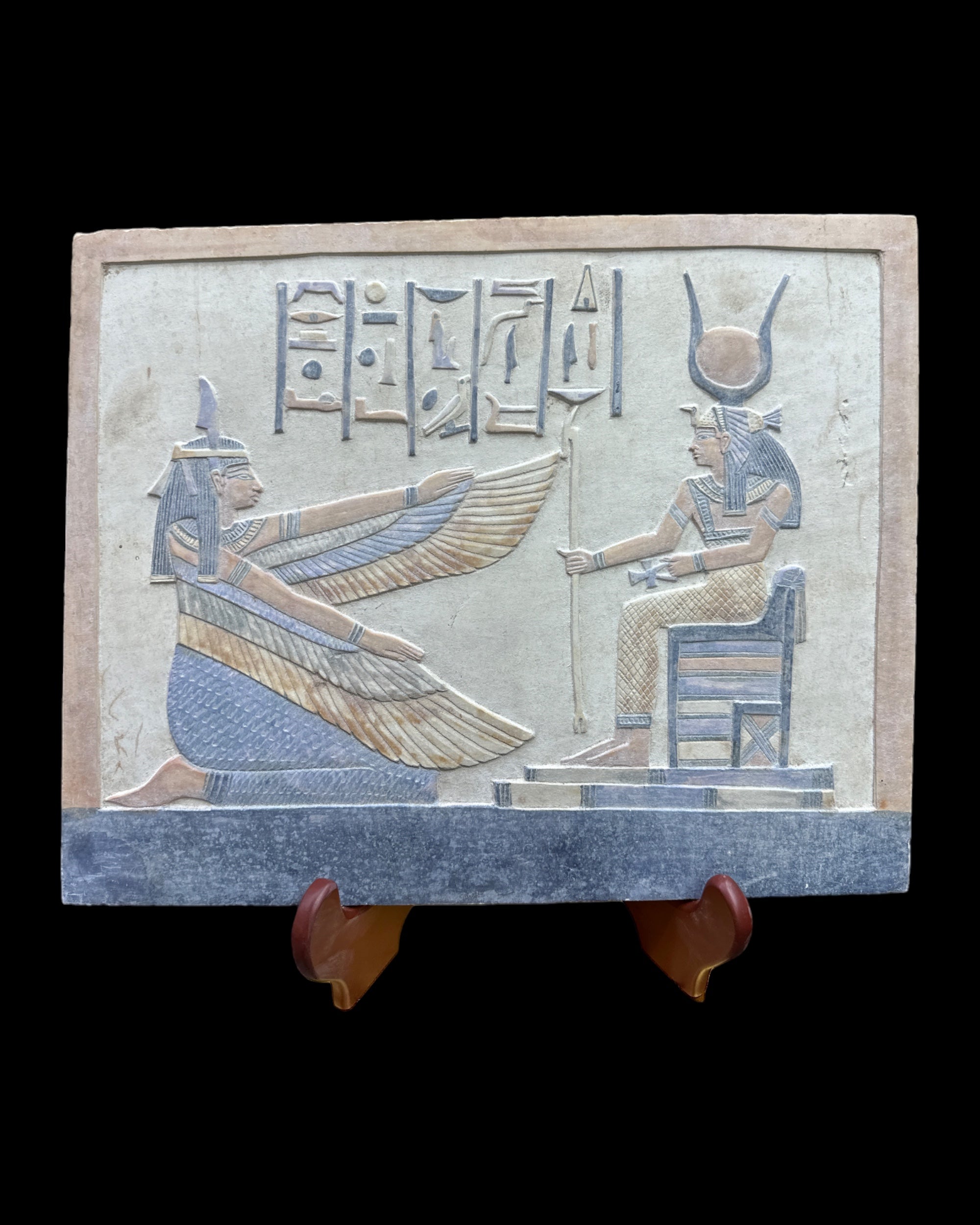 Maat and Isis Plaque