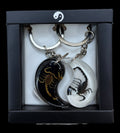 Scorpion Yin Yang Keychain Set