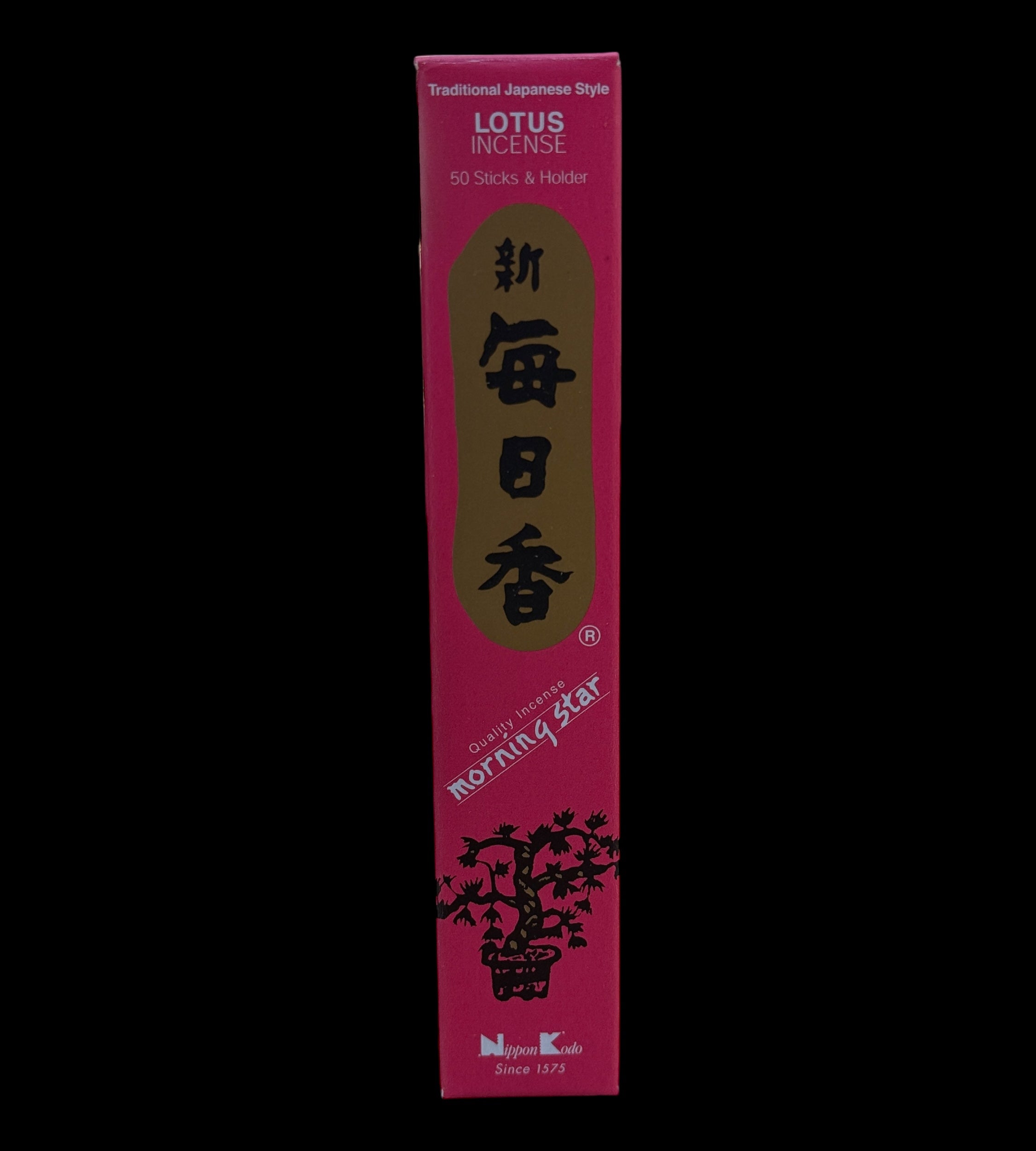 Morning Star Lotus Incense 50 Sticks with ceramic burner