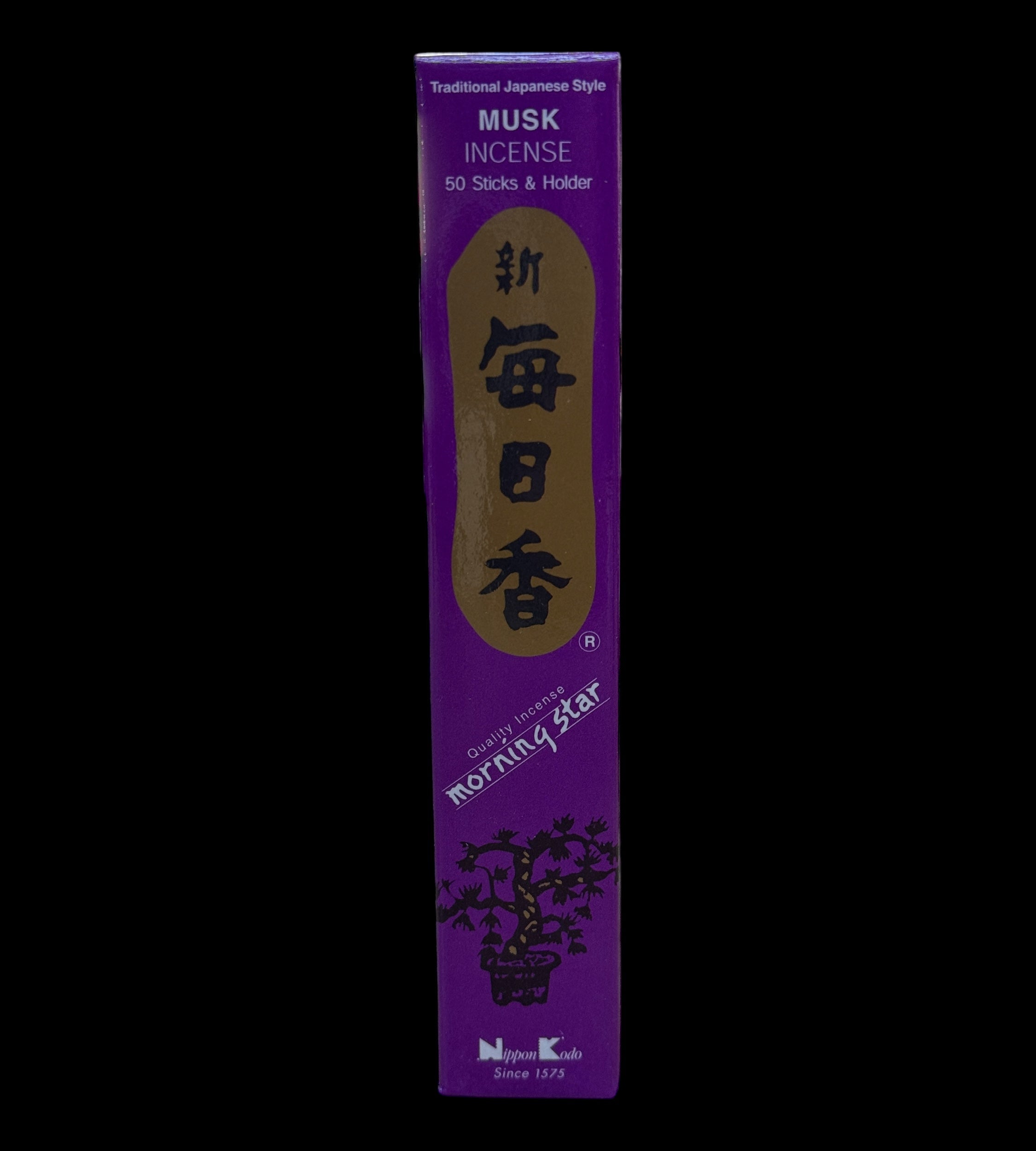 Morning Star Musk Incense 50 Stick with ceramic burner