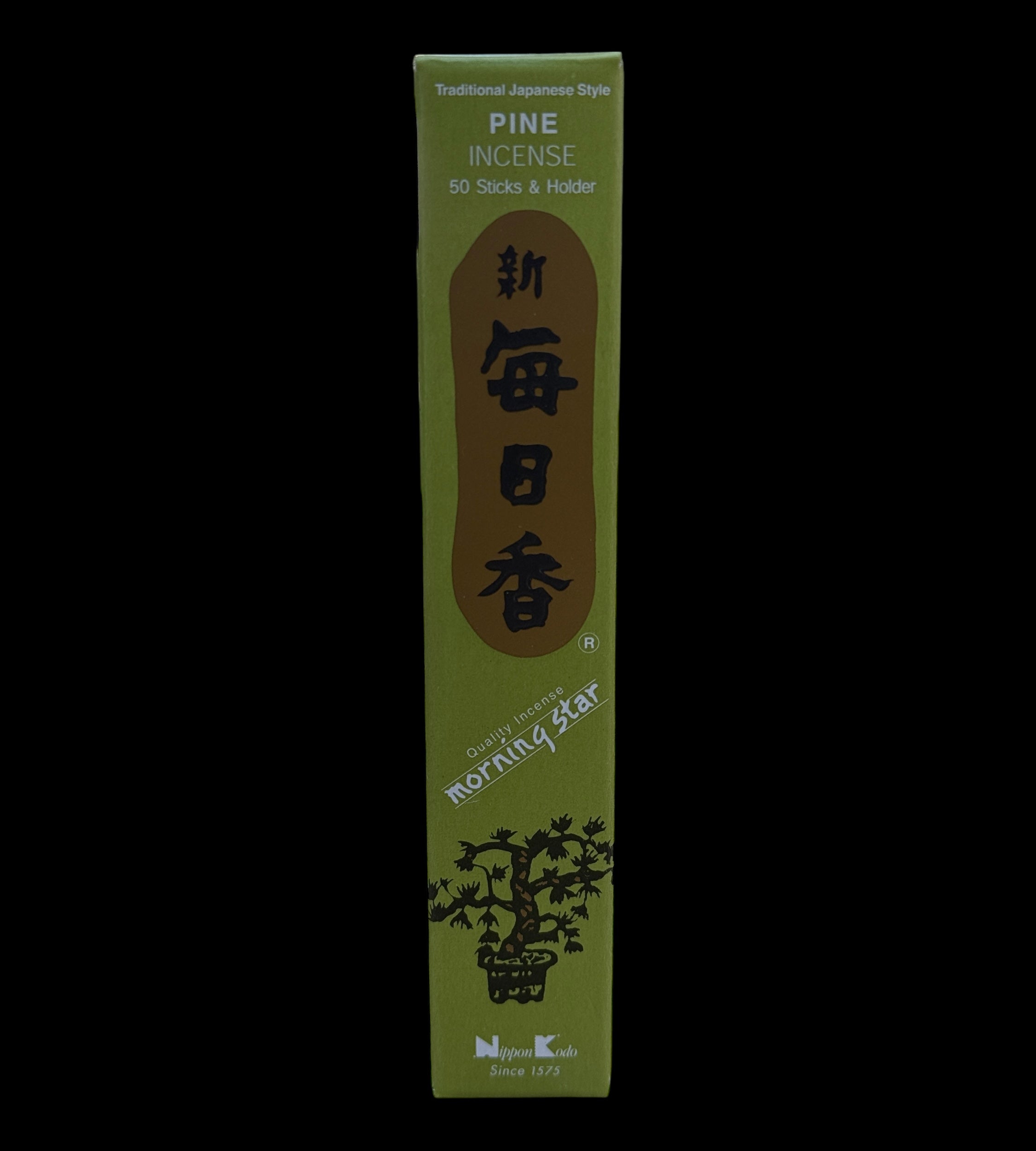 Morning Star Pine Incense 50 Sticks with ceramic burner