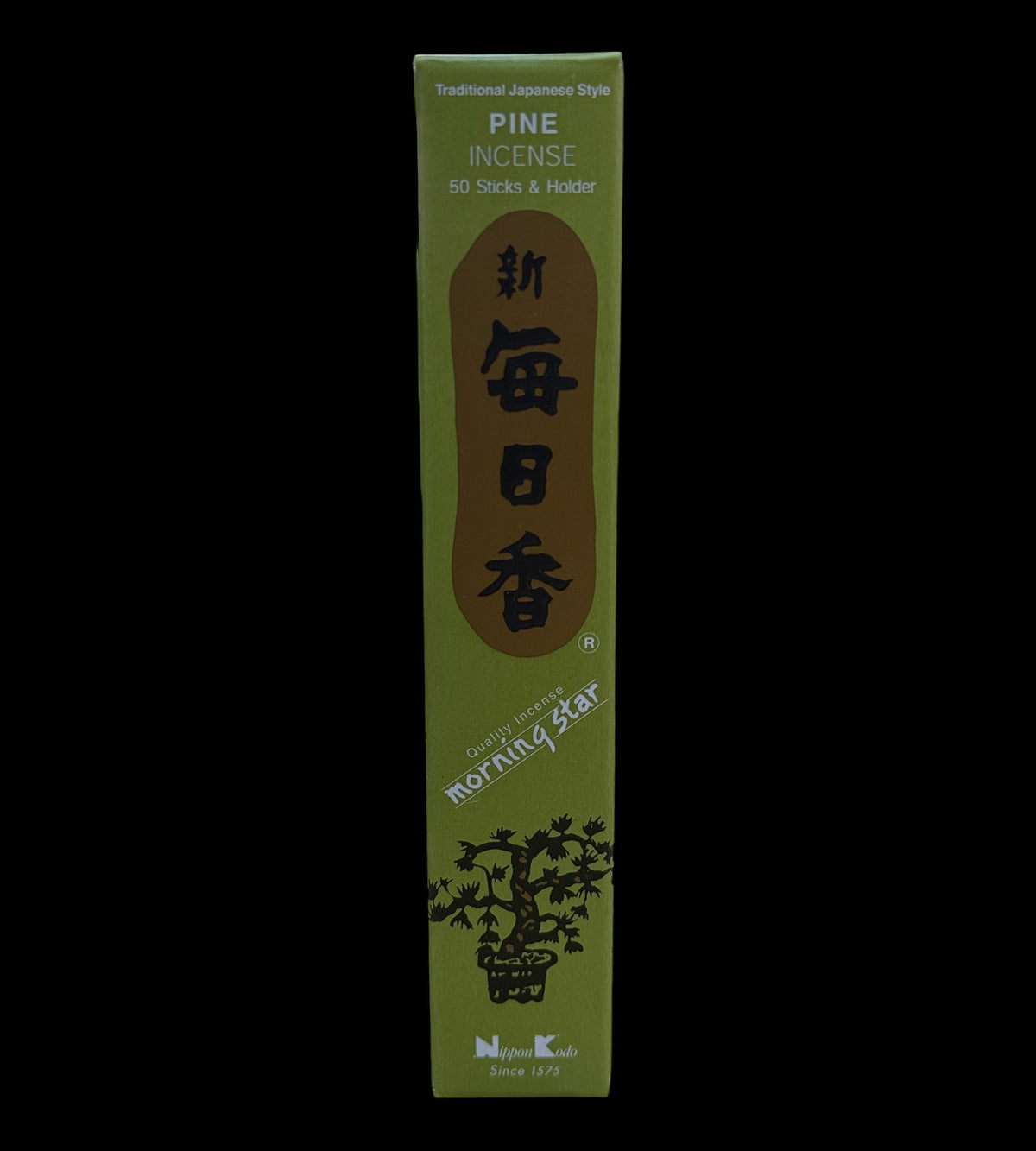 Morning Star Pine Incense 50 Sticks with ceramic burner
