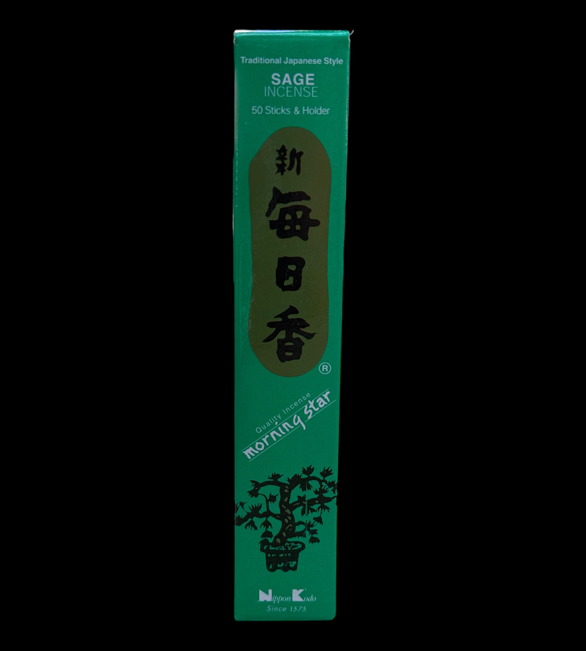 Morning Star Sage Incense 50 Sticks with ceramic burner