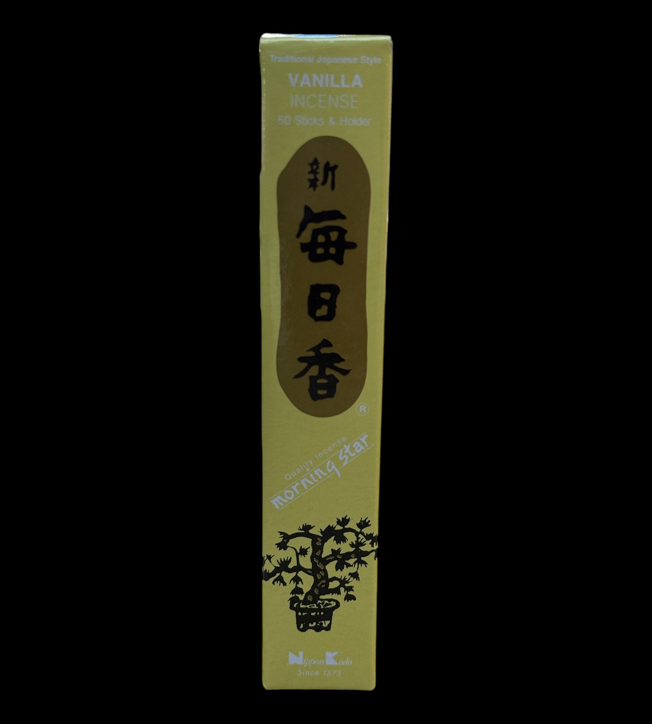 Morning Star Vanilla Incense 50 Sticks with Ceramic burner