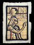 Isis Wall Relief Papyrus - 40x60cm