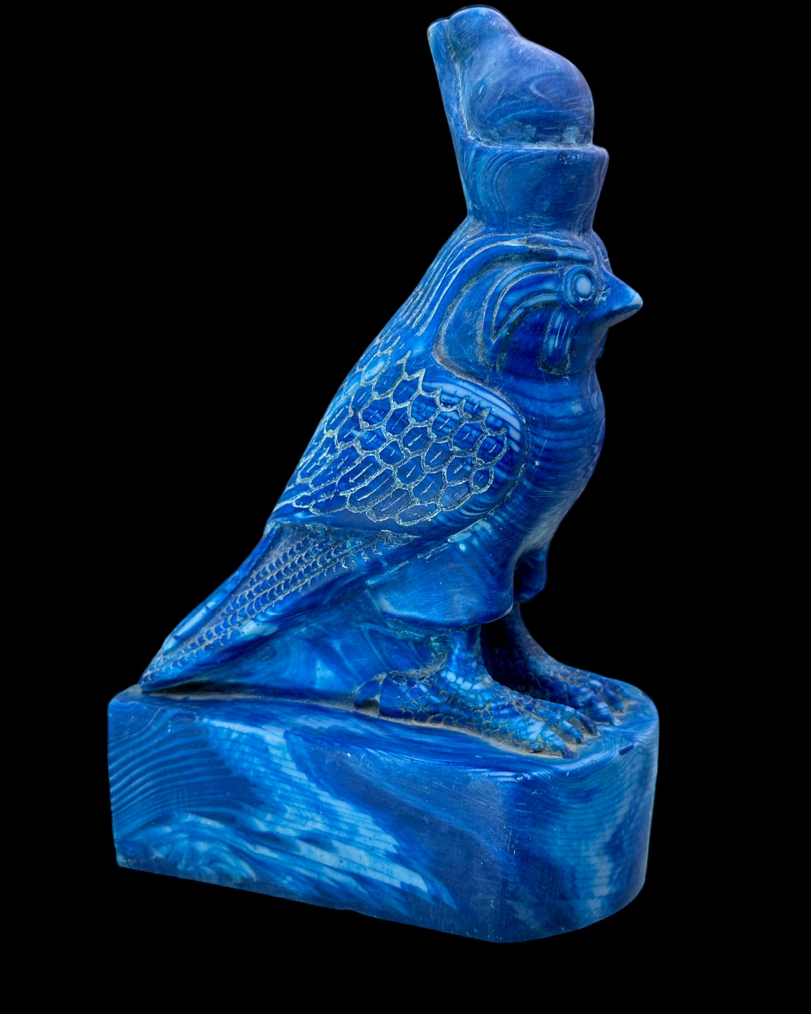 Horus Statue - Lapis Blue