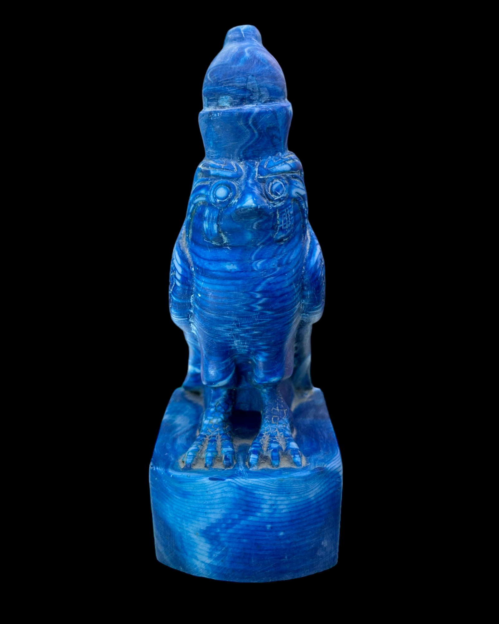 Horus Statue - Lapis Blue