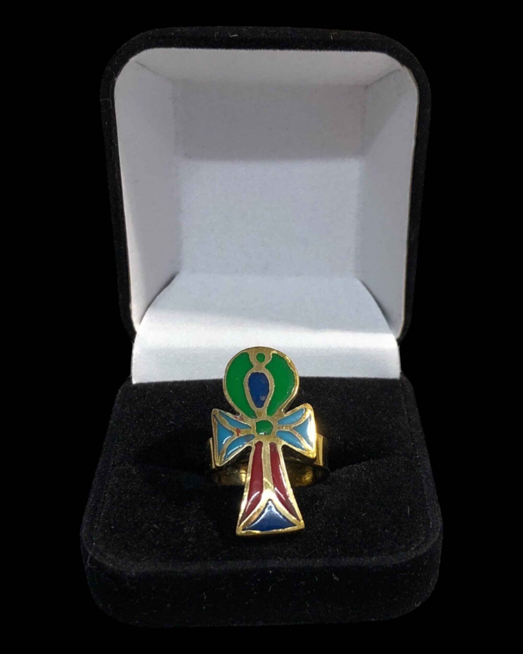 Ankh Ring - Brass