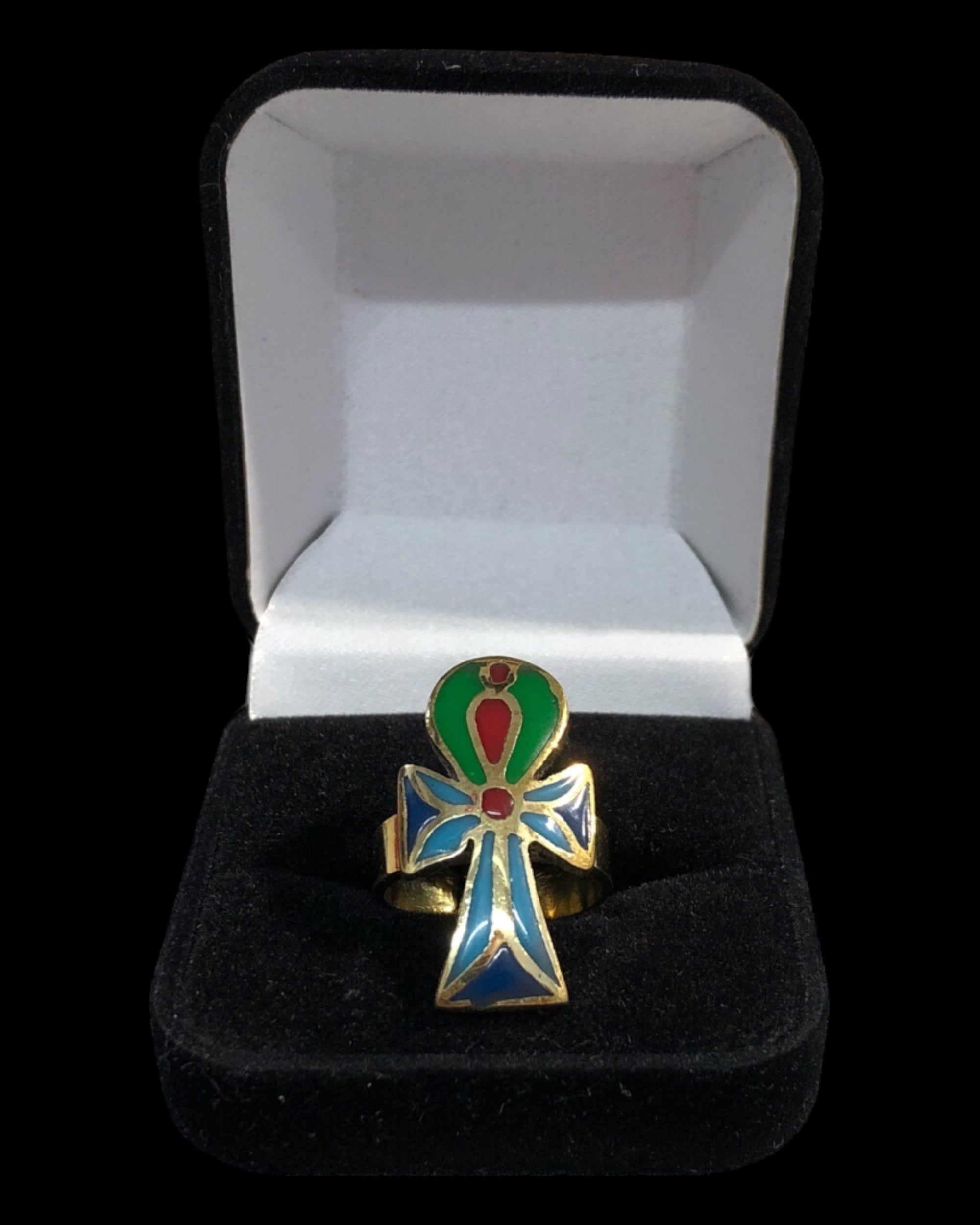 Ankh Ring - Brass