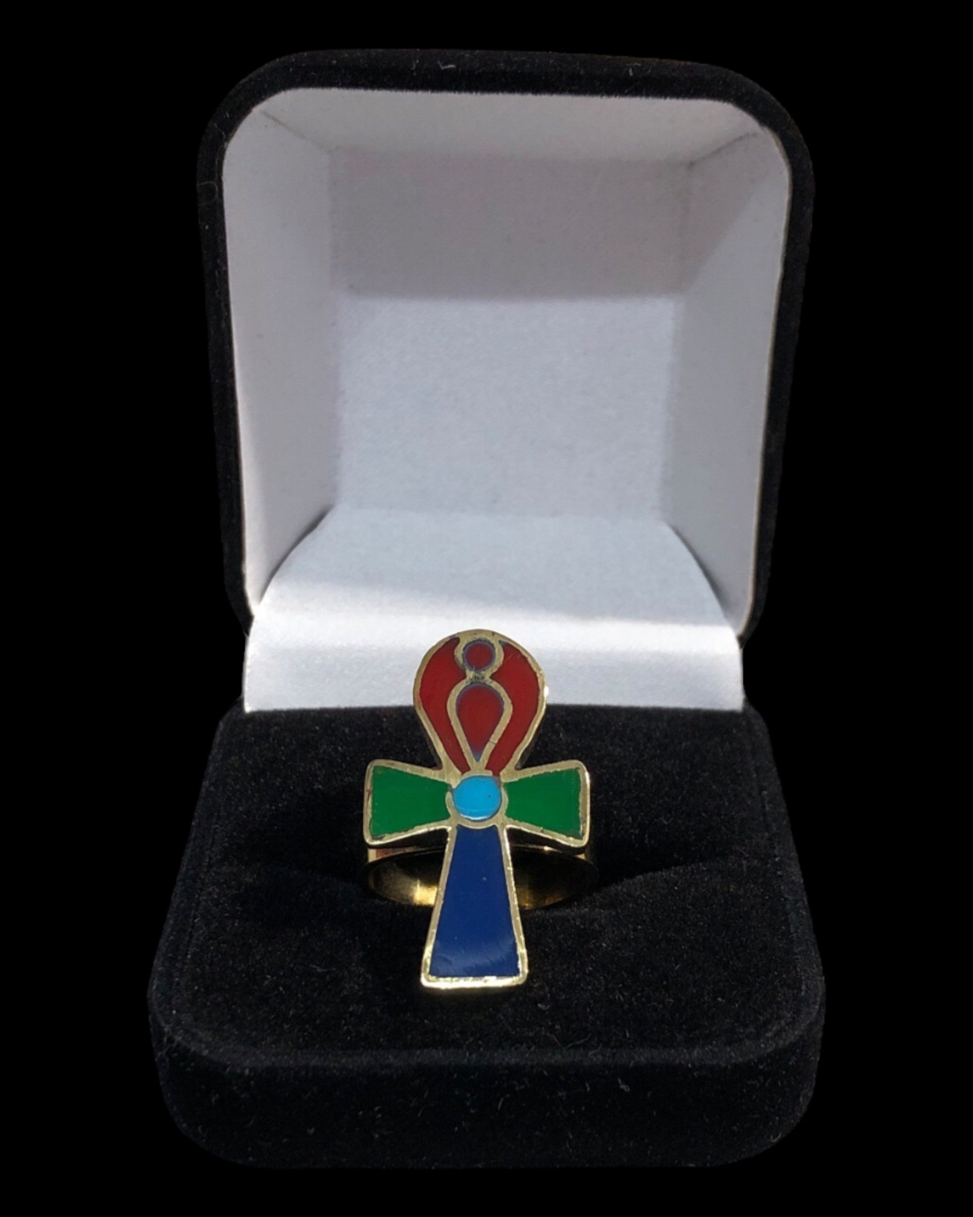 Ankh Ring - Brass