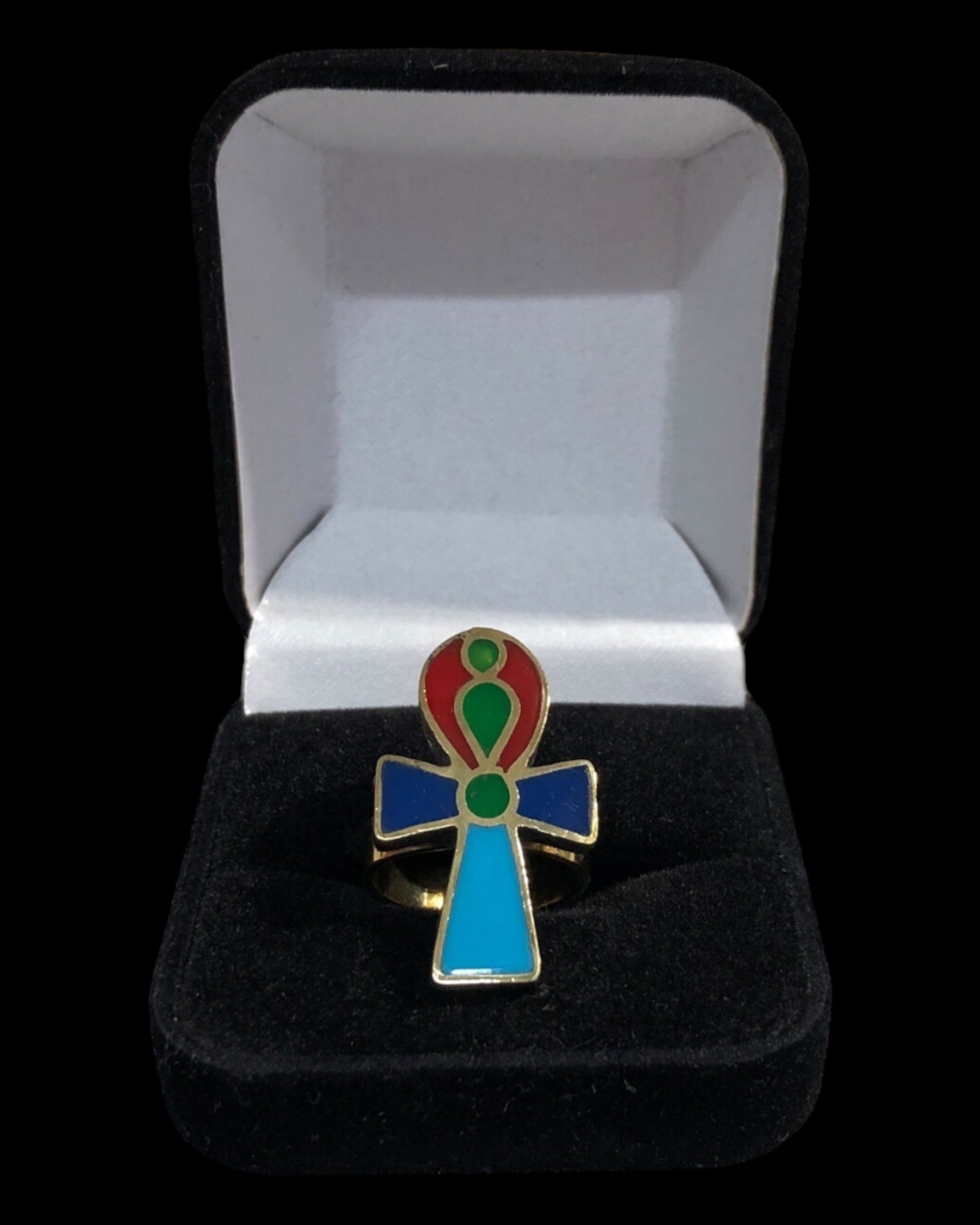 Ankh Ring - Brass