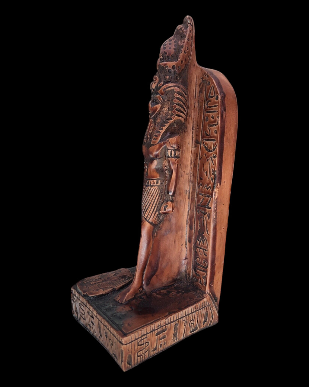 Ramses with Hieroglyphic Stela Statue