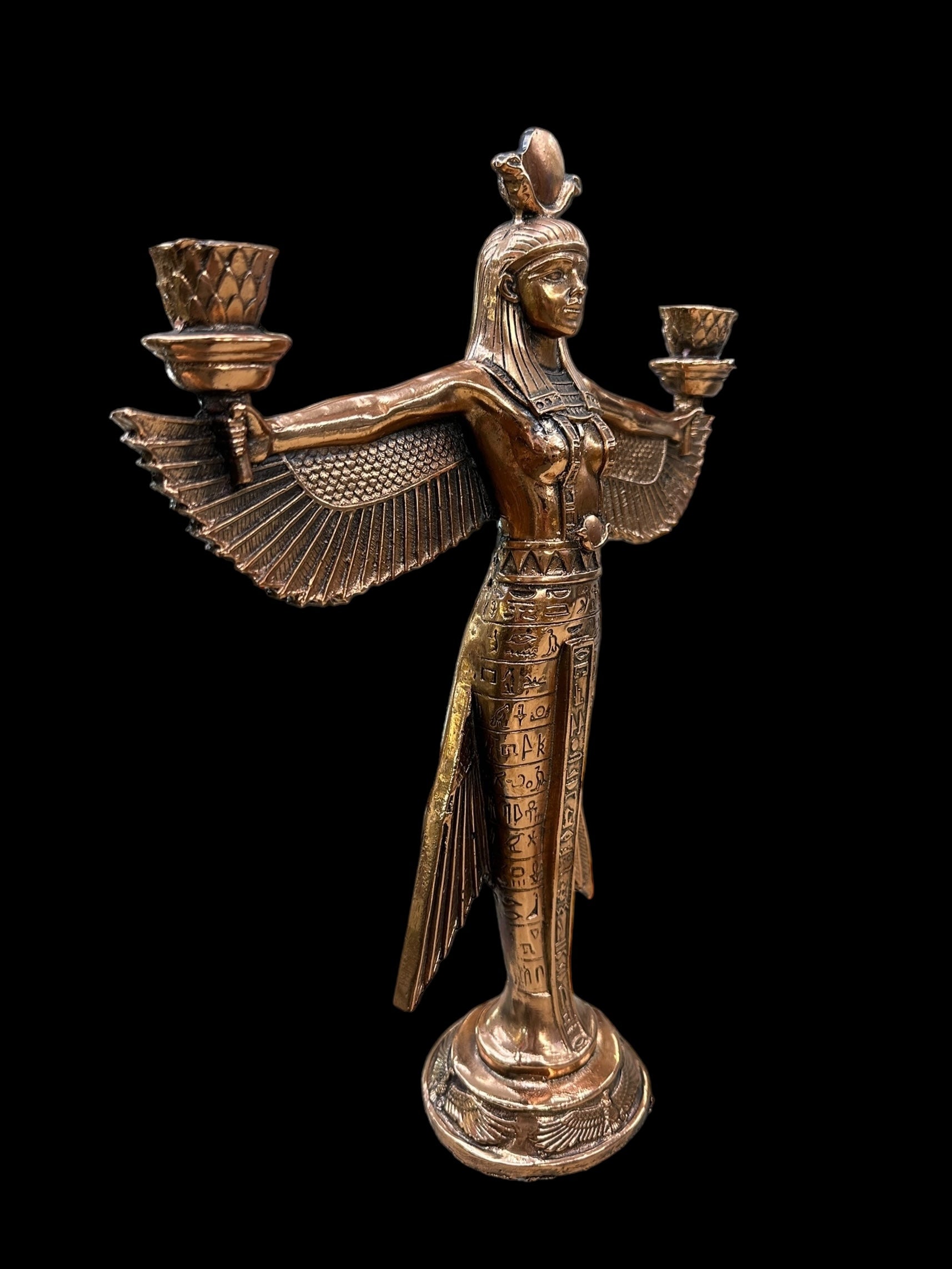 Isis Copper Statue