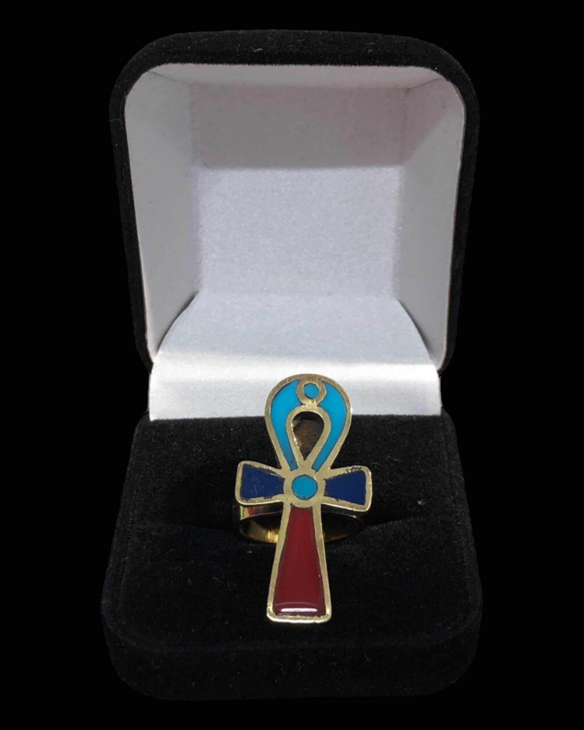 Ankh Ring - Brass