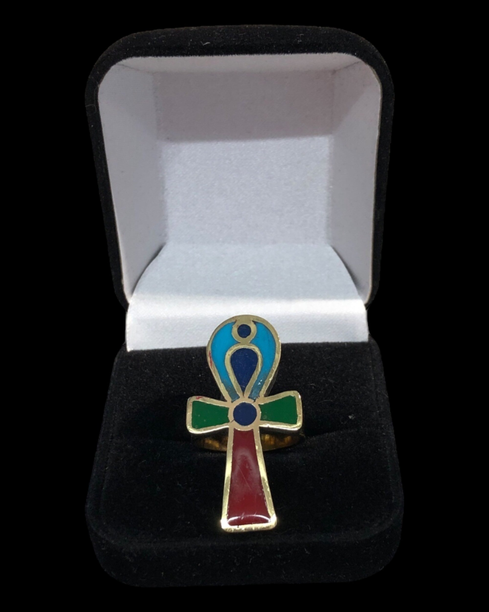 Ankh Ring - Brass