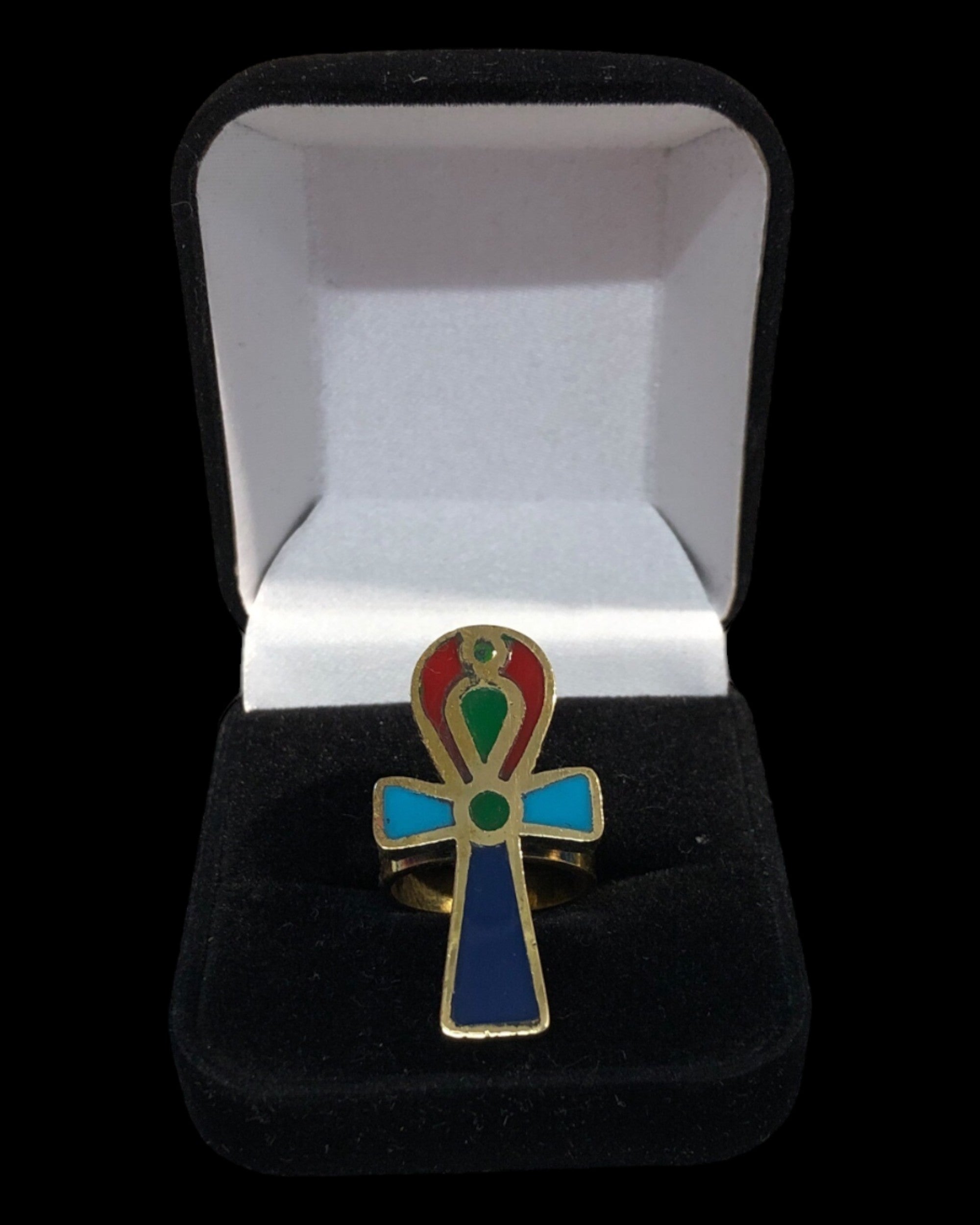 Ankh Ring - Brass