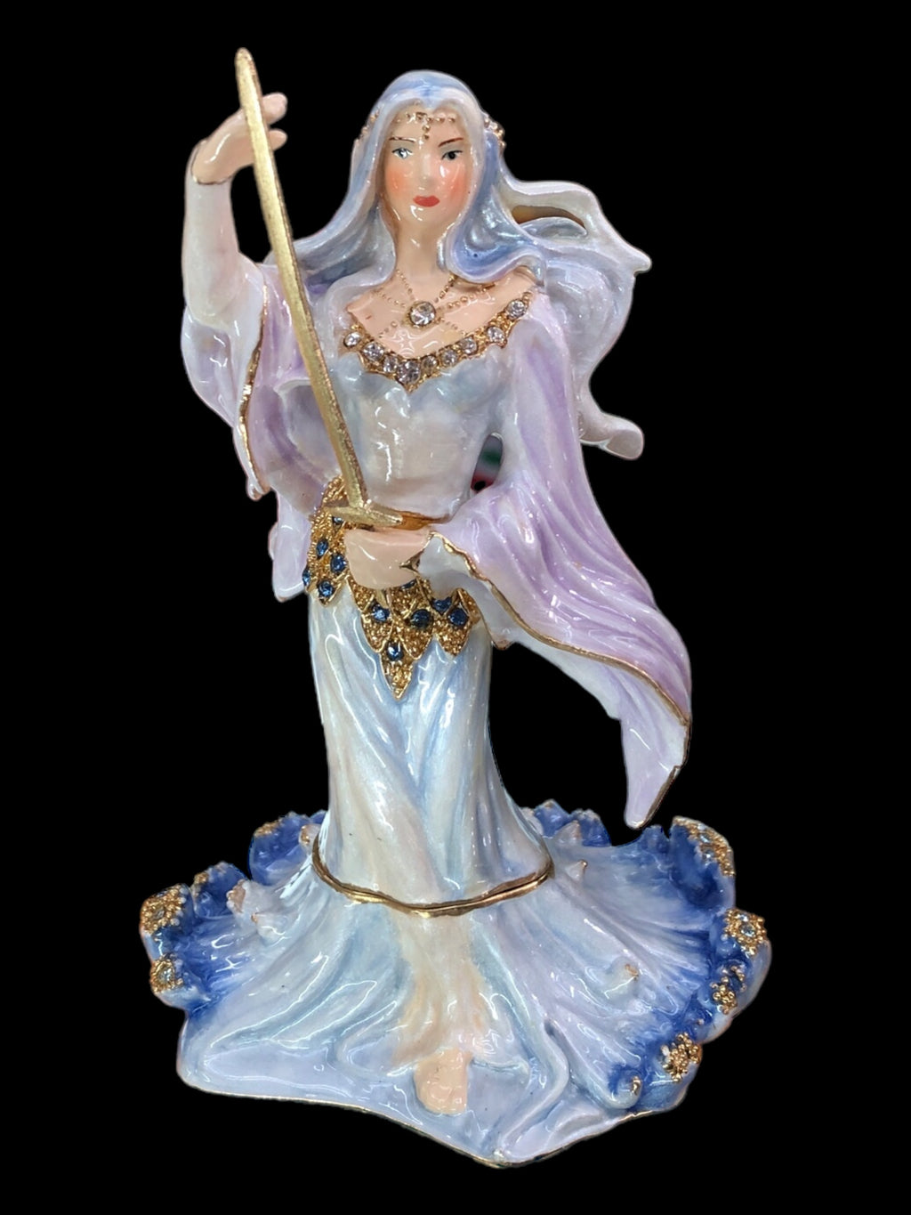 Lady of the Lake Enamel Box