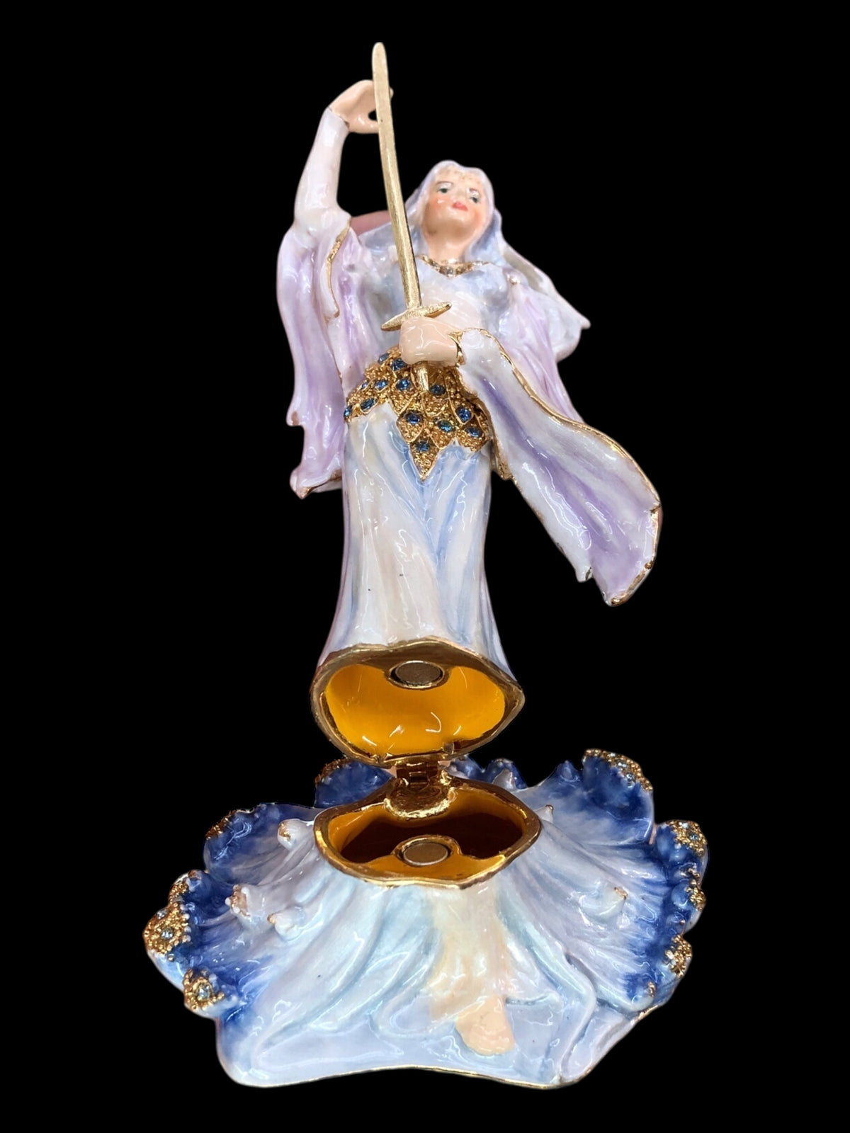 Lady of the Lake Enamel Box