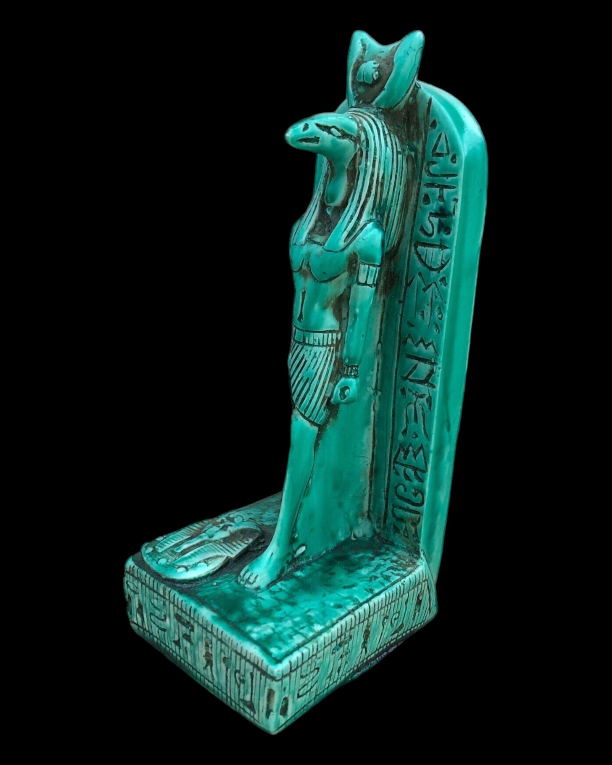 Thoth with Hieroglyphic Stela Statue