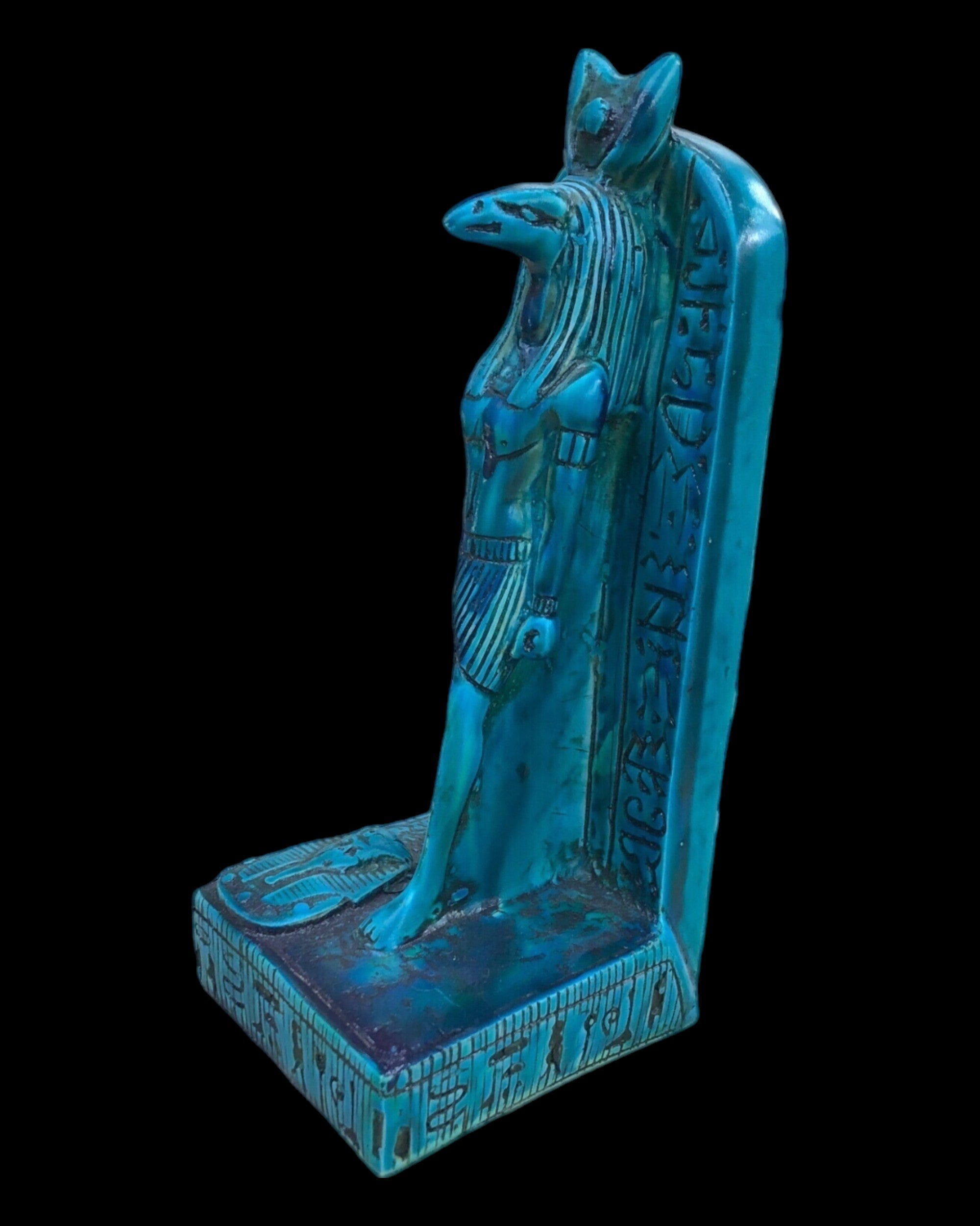 Thoth with Hieroglyphic Stela Statue