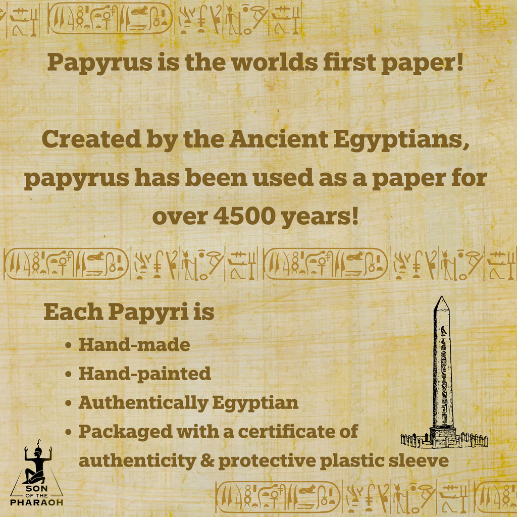 Bastet Papyrus Painting - 20 × 30 cm
