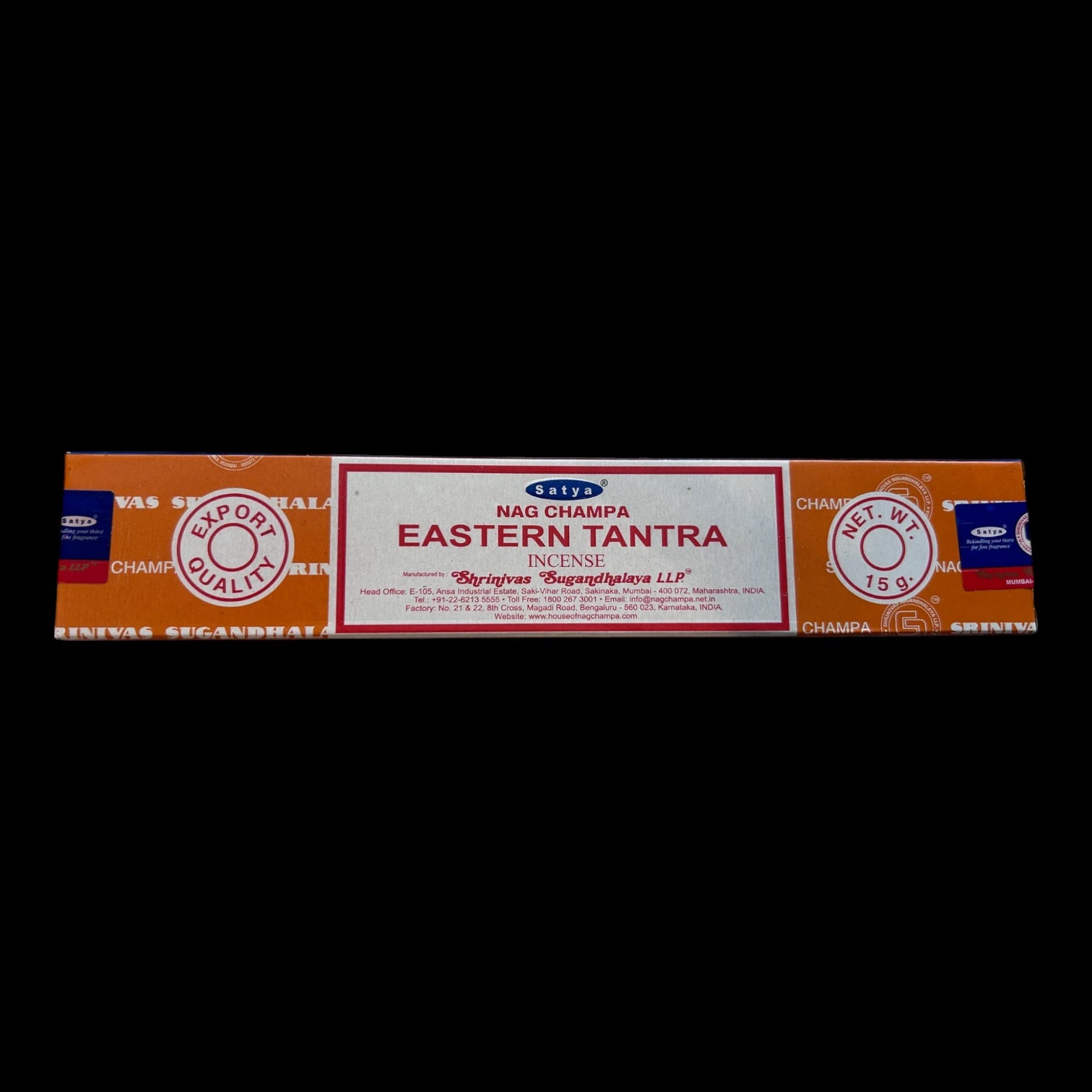 Satya Eastern Tantra Incense