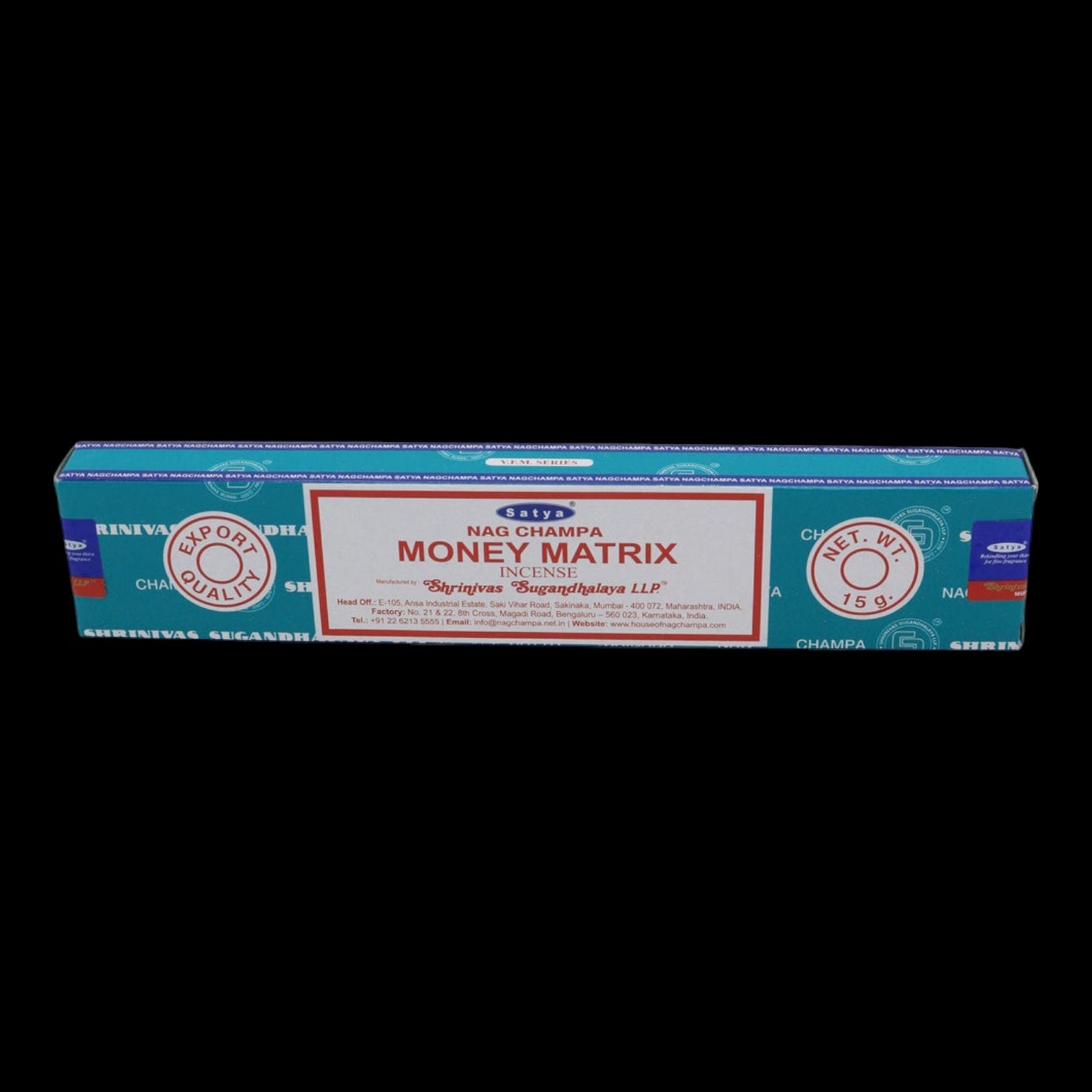 Satya Money Matrix Incense