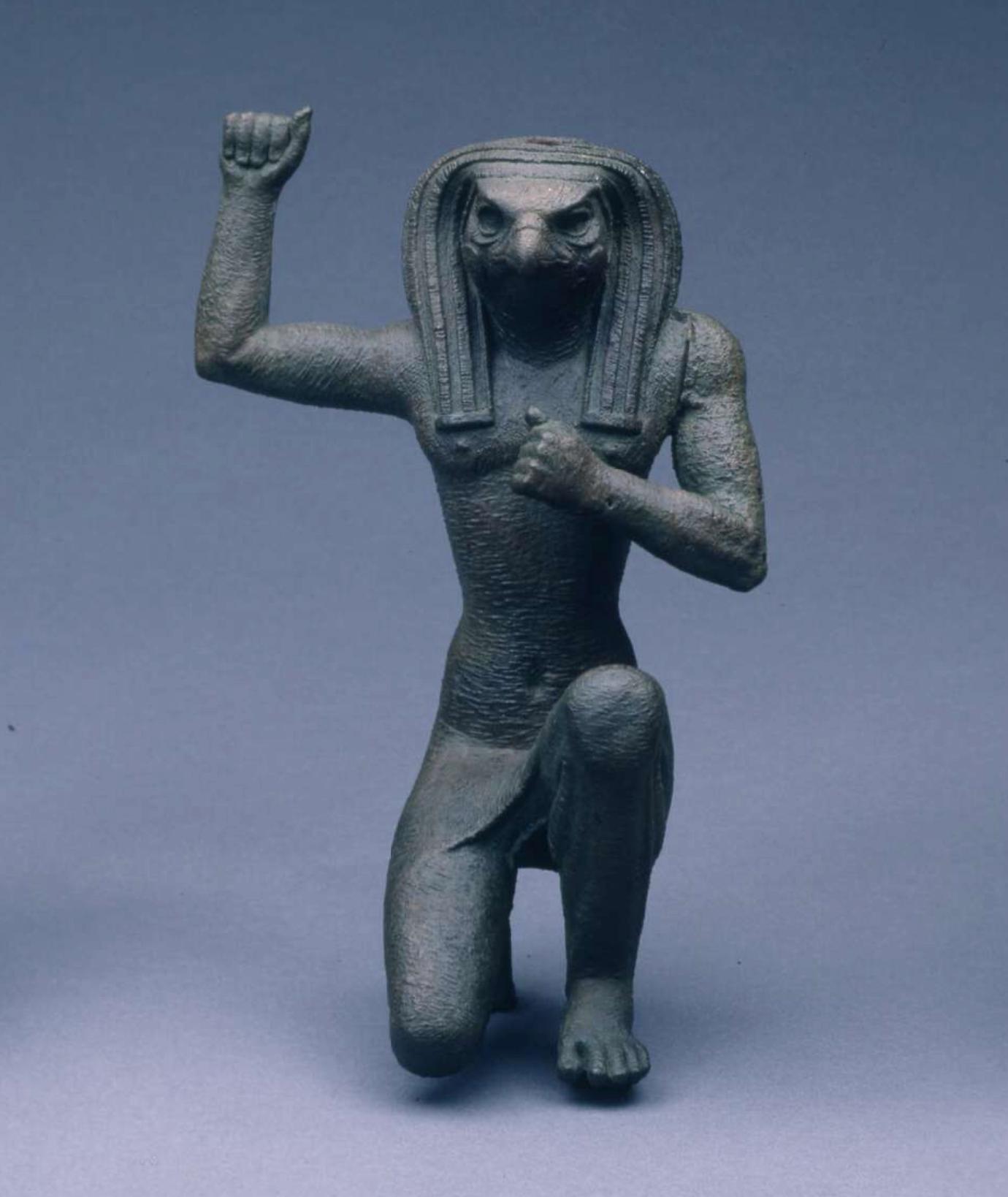 Horus Greeting the Sun Statue