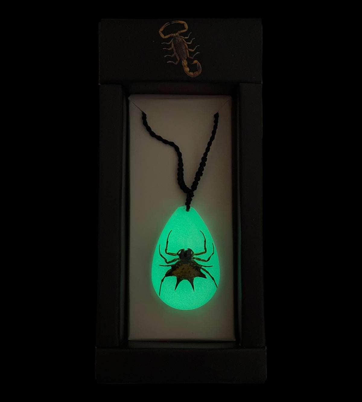 Spiny Spider Glow Necklace