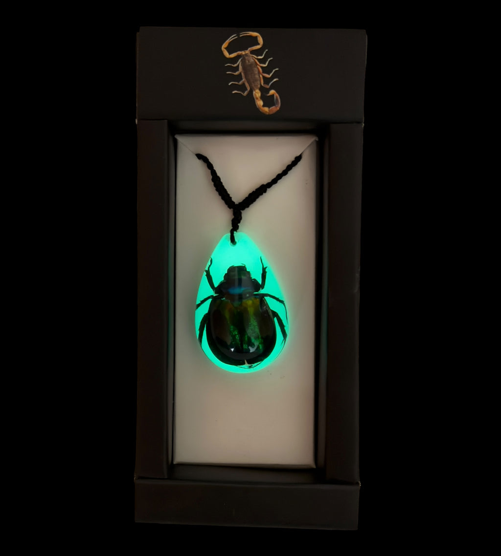 Rutelian Beetle Glow Necklace