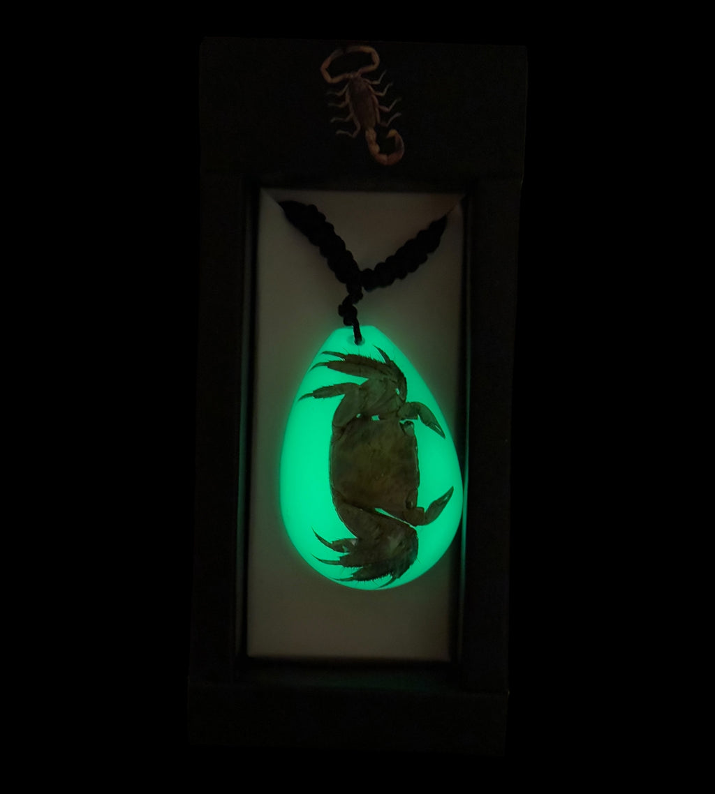 Crab Glow Necklace