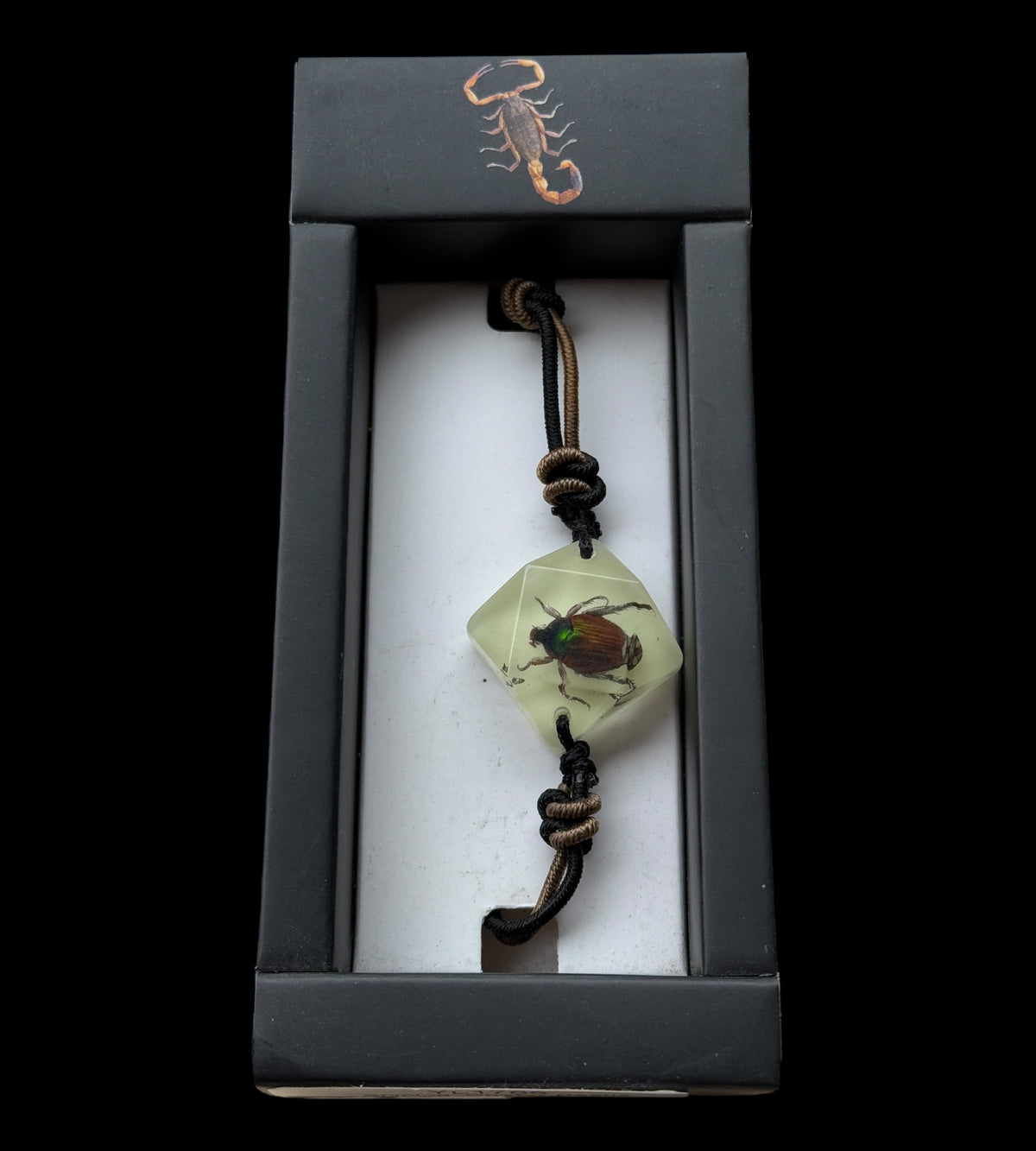 Shining Chafer Beetle Glow Bracelet