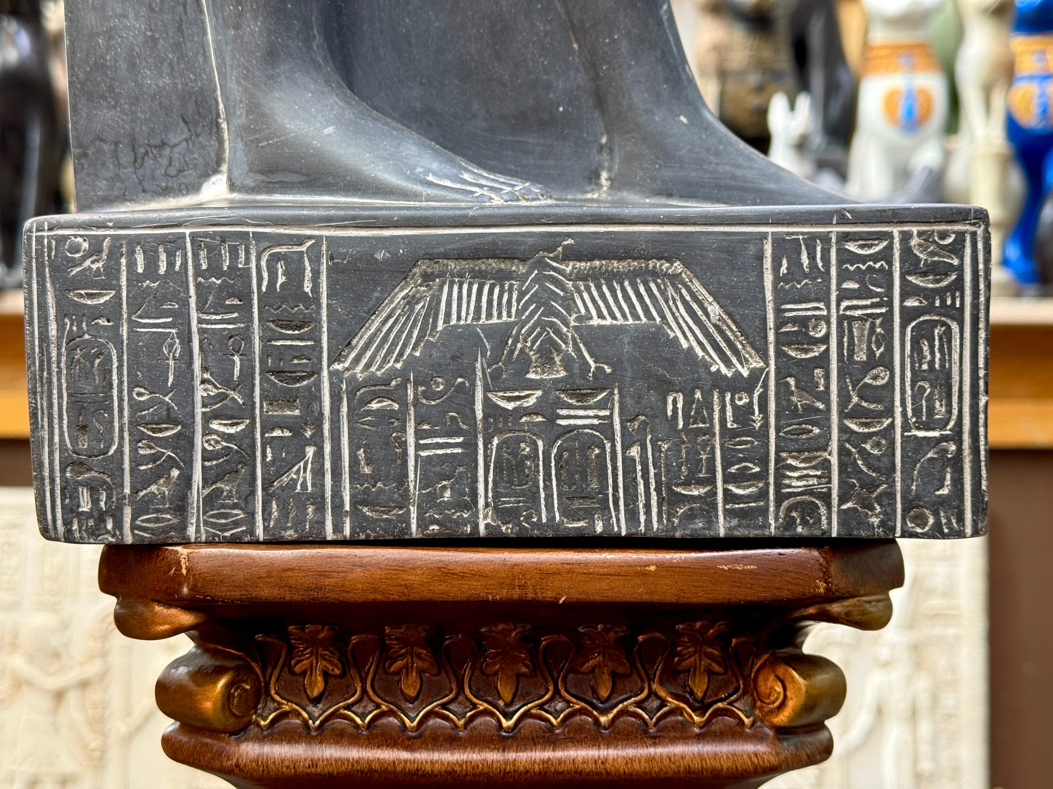 Anubis Statue - Large Basalt