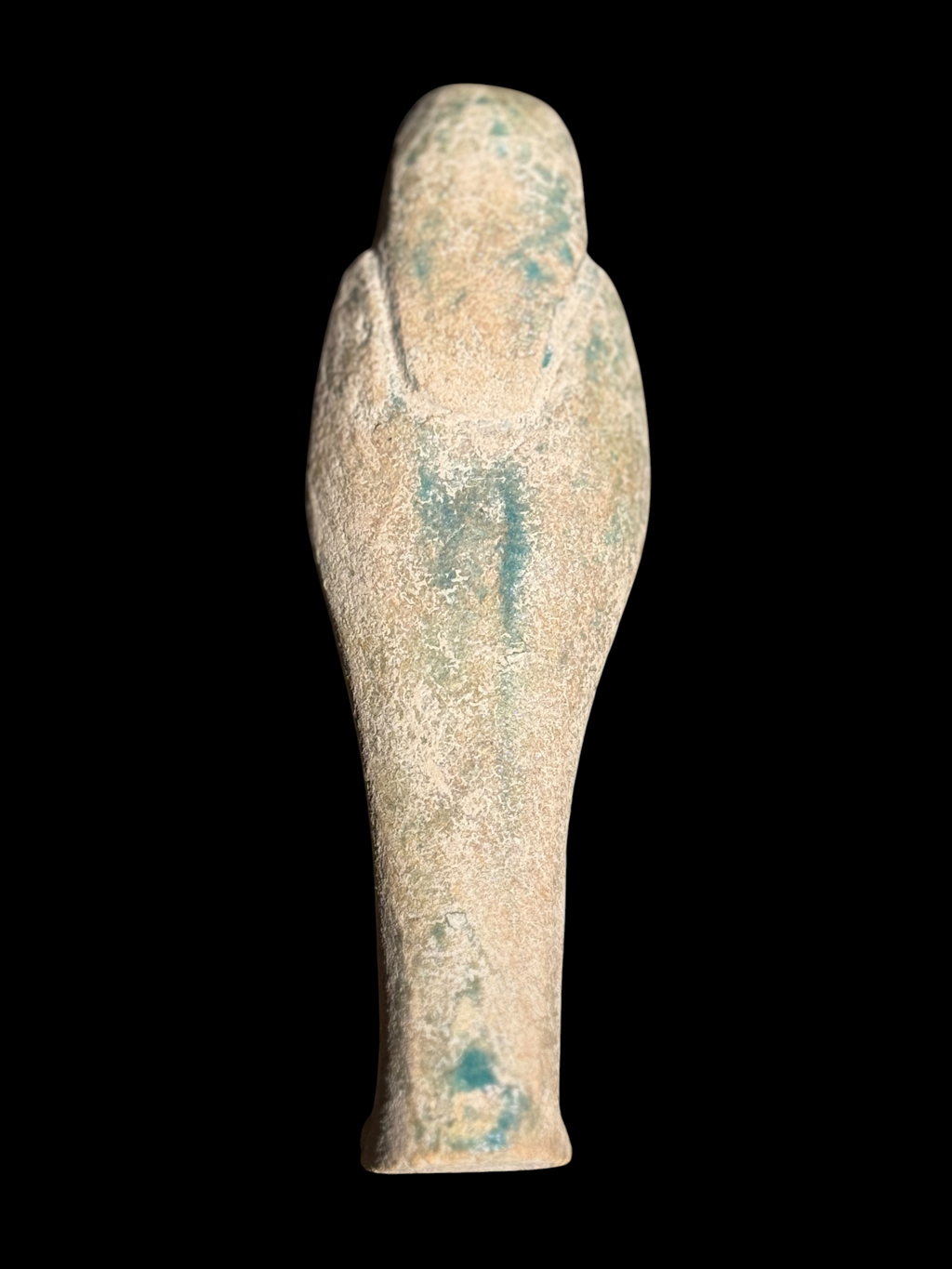Pale Ushabti Figure with Long Headdress – 9.5 cm – SHB-008