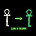 Glow in the Dark Ankh Key